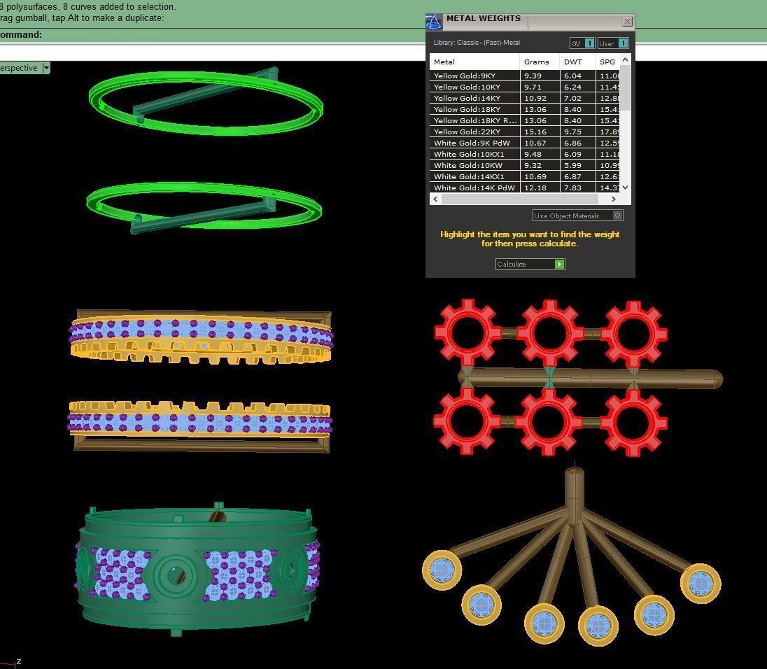 New Design Fashion Mechanical Ring Carving  3D print model_4