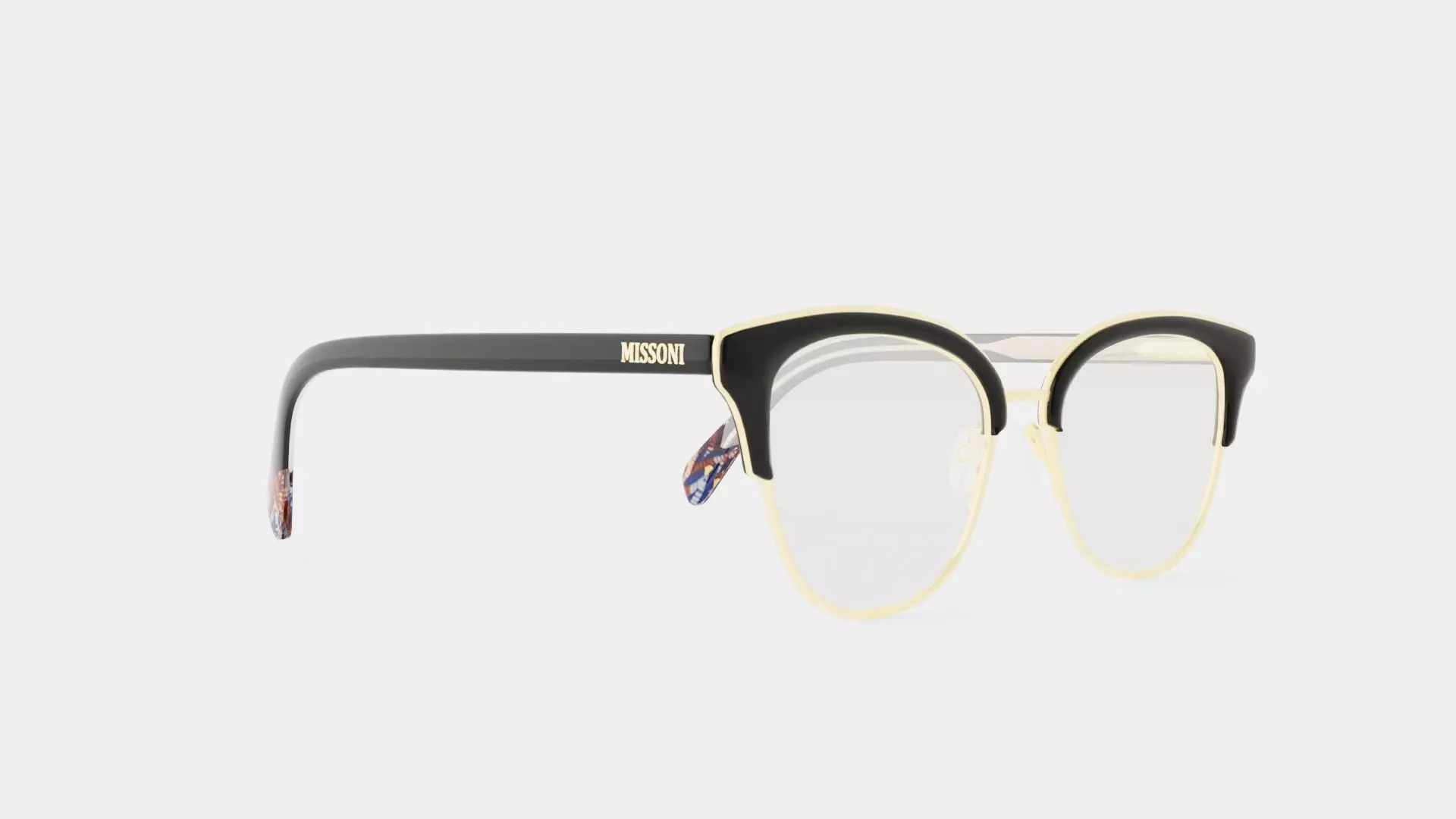 Missoni - MIS 0012 807 Glasses Low-poly 3D model_0