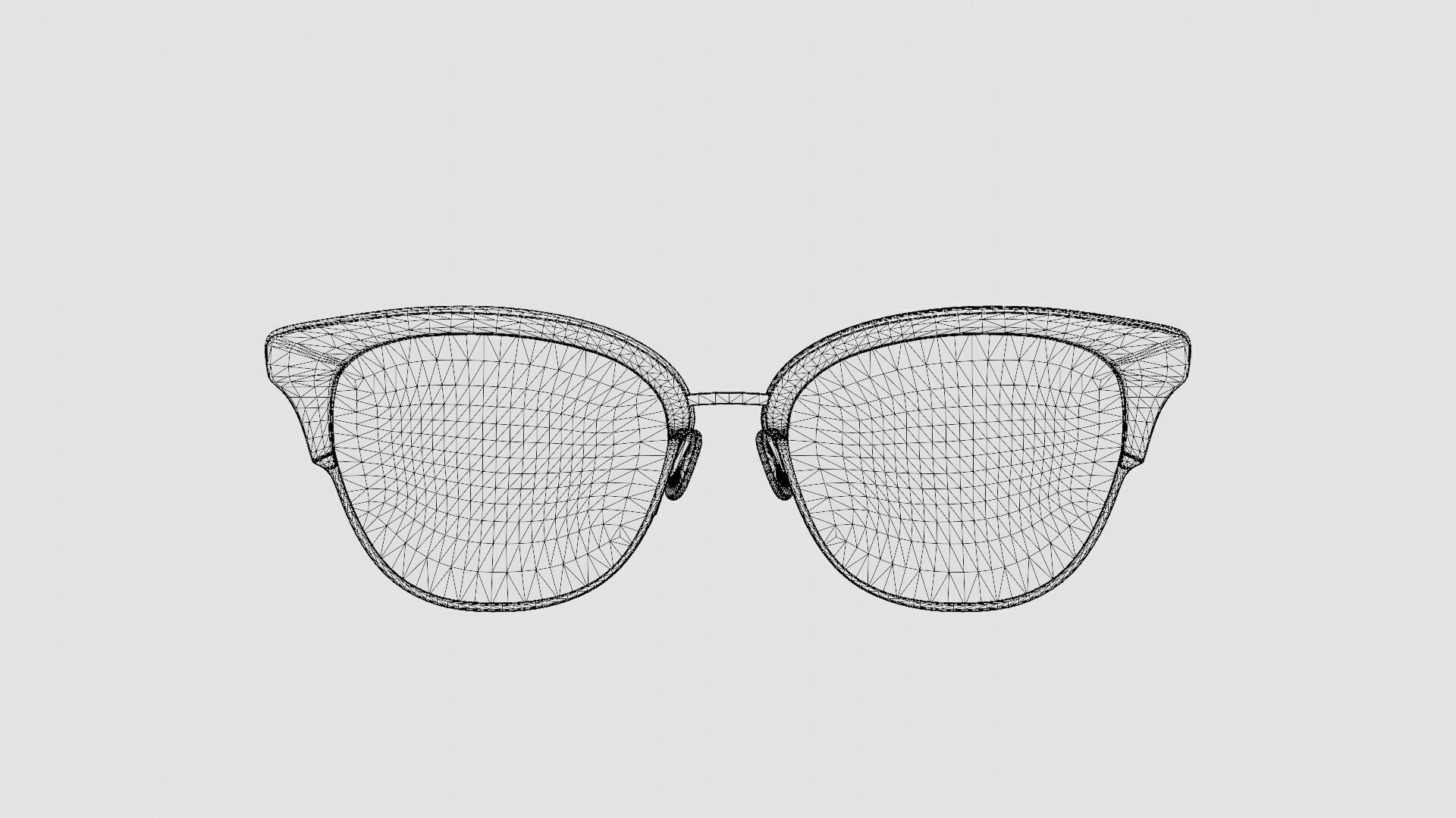 Missoni - MIS 0012 807 Glasses Low-poly 3D model_6