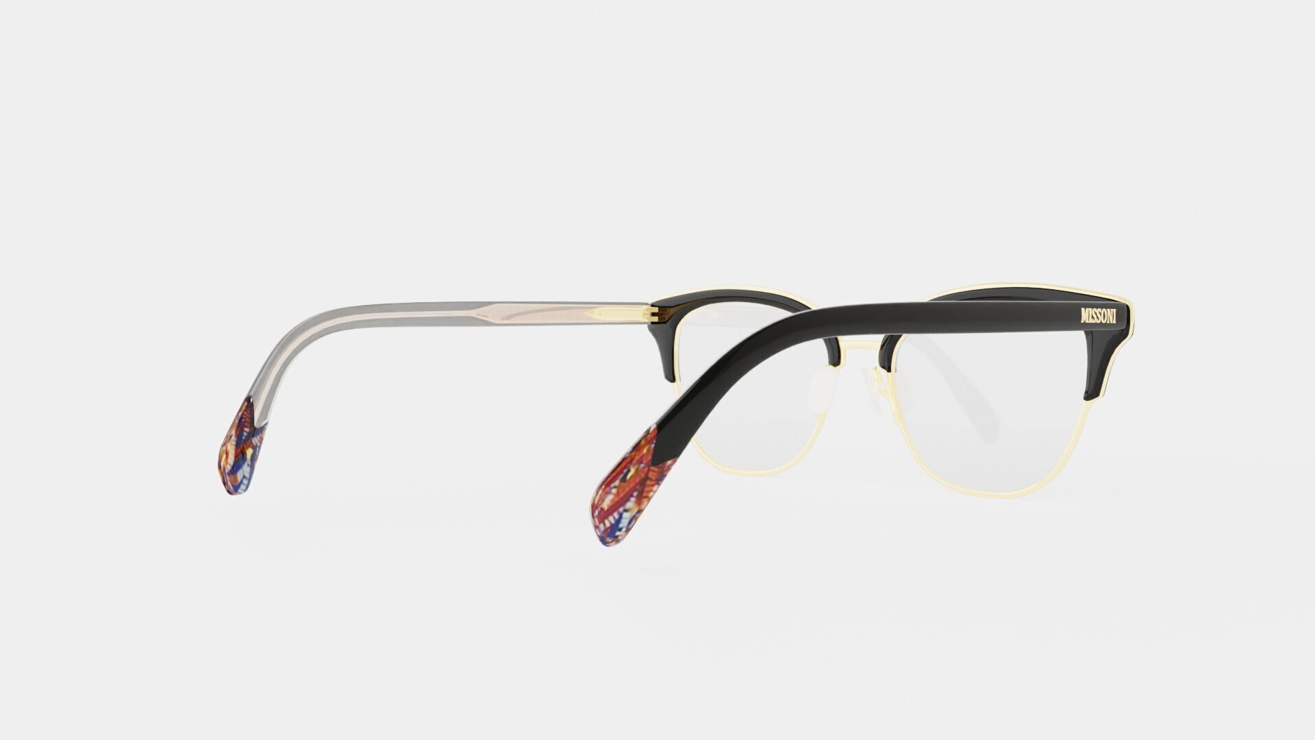 Missoni - MIS 0012 807 Glasses Low-poly 3D model_3