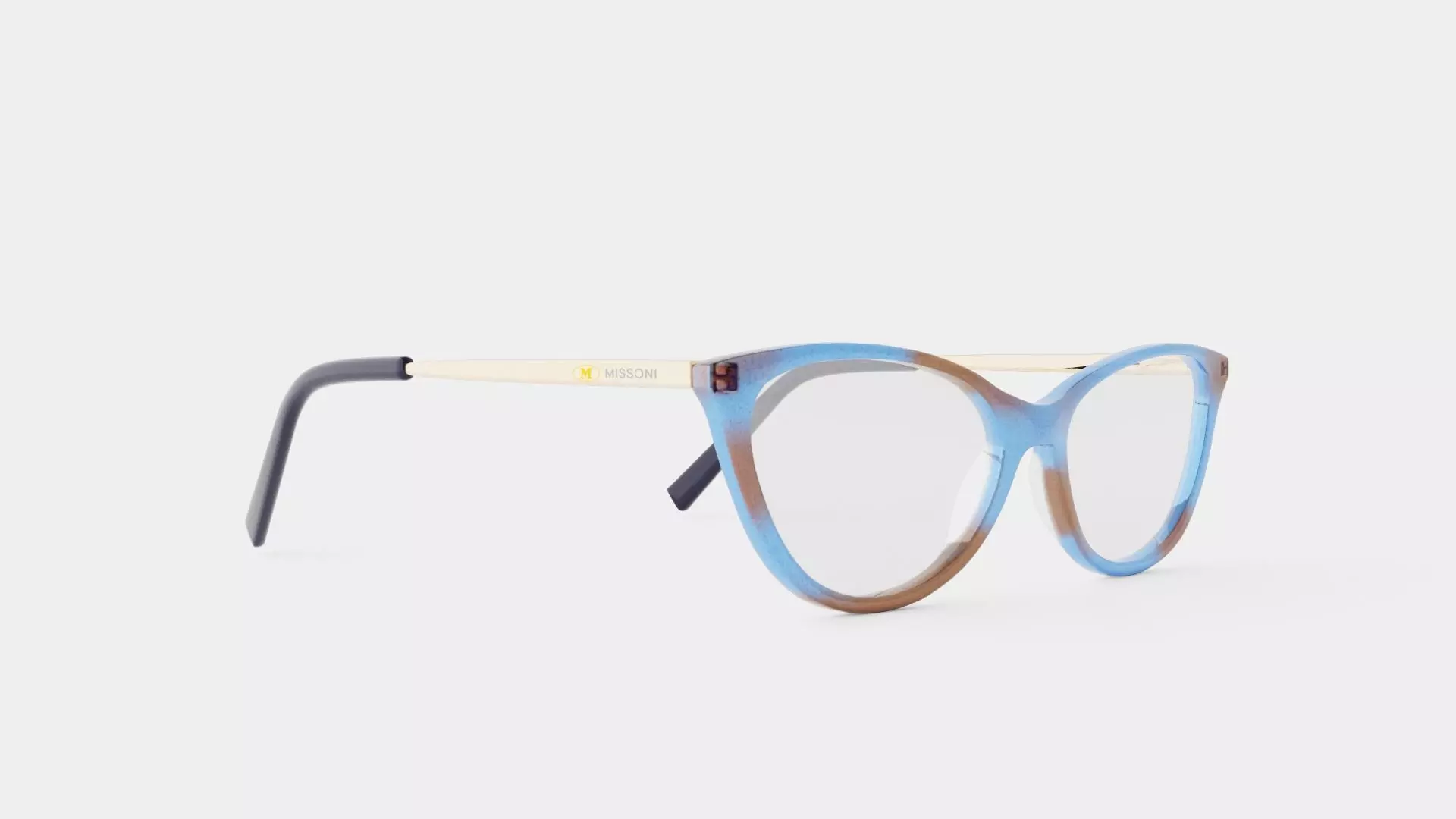 M Missoni - MMI 0017 3LG Glasses Low-poly 3D model_0