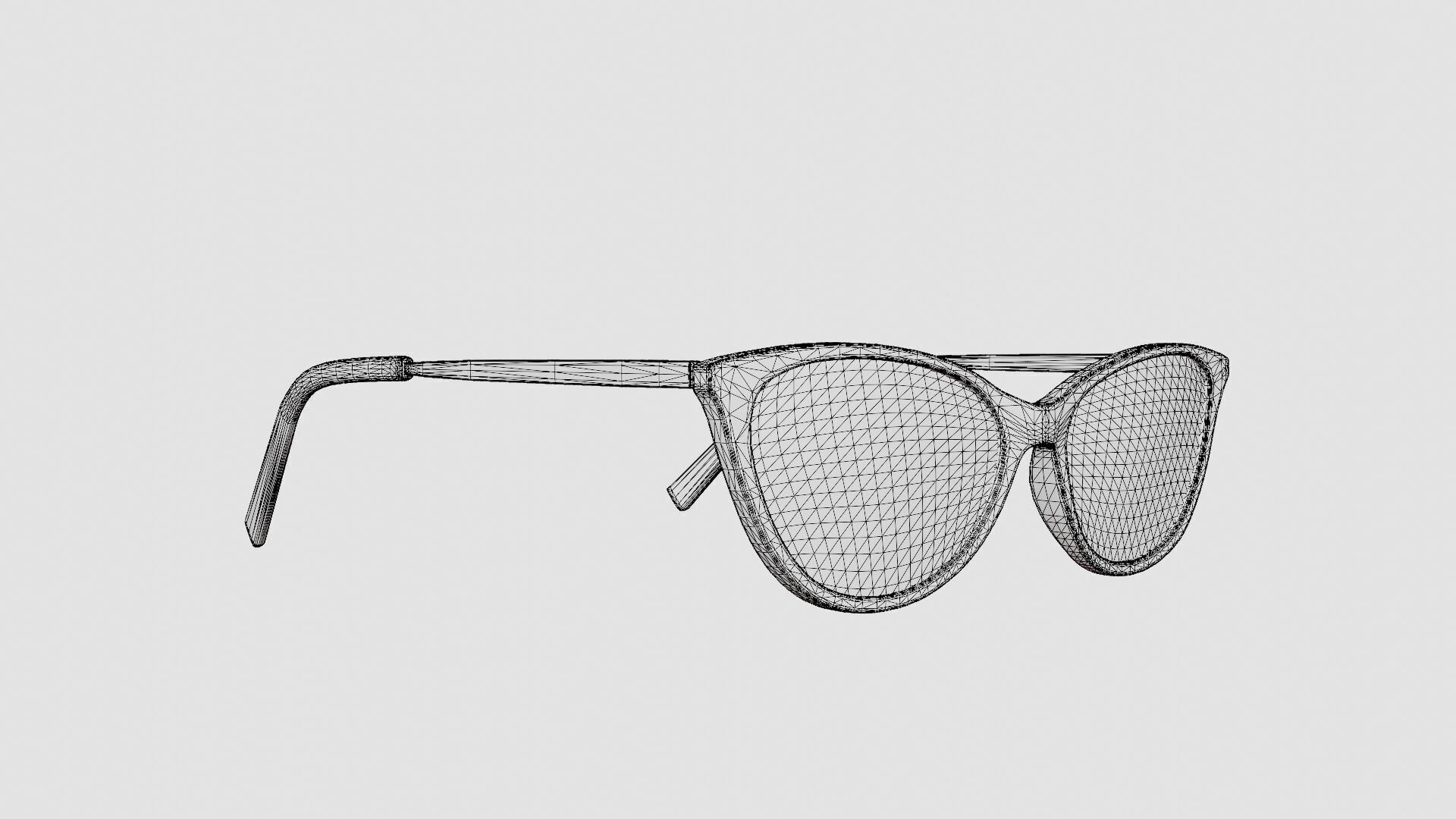 M Missoni - MMI 0017 3LG Glasses Low-poly 3D model_7