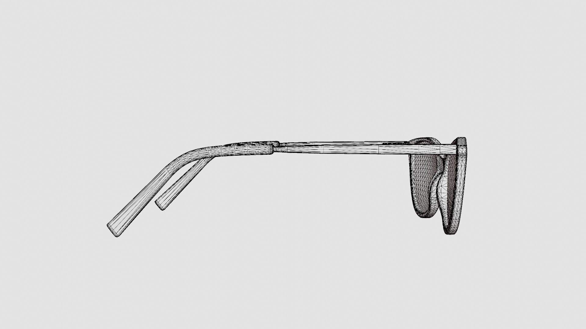 M Missoni - MMI 0017 3LG Glasses Low-poly 3D model_8