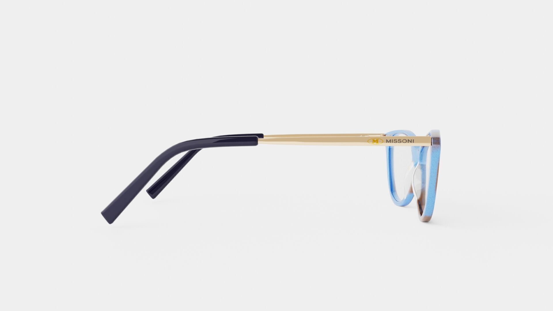 M Missoni - MMI 0017 3LG Glasses Low-poly 3D model_2