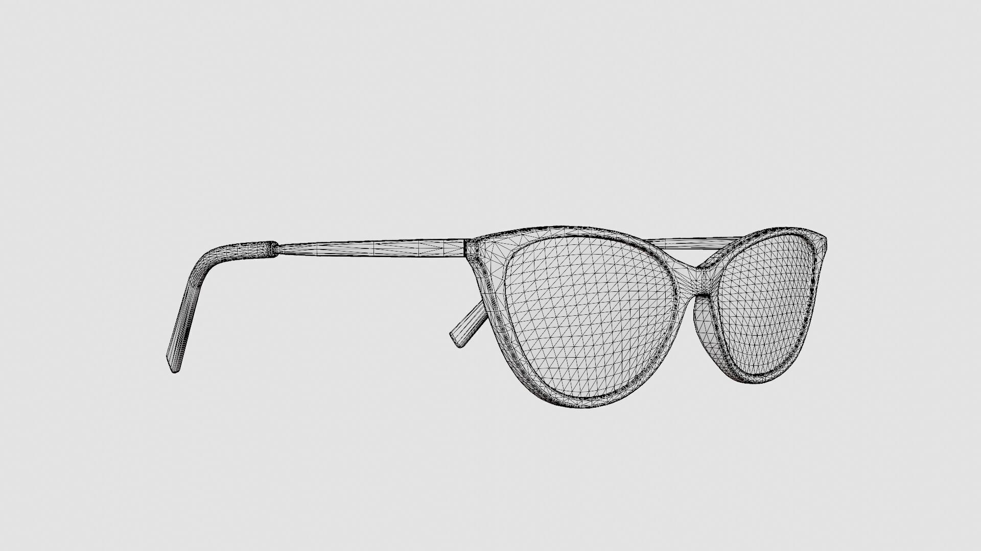M Missoni - MMI 0017 3IF Glasses Low-poly 3D model_7