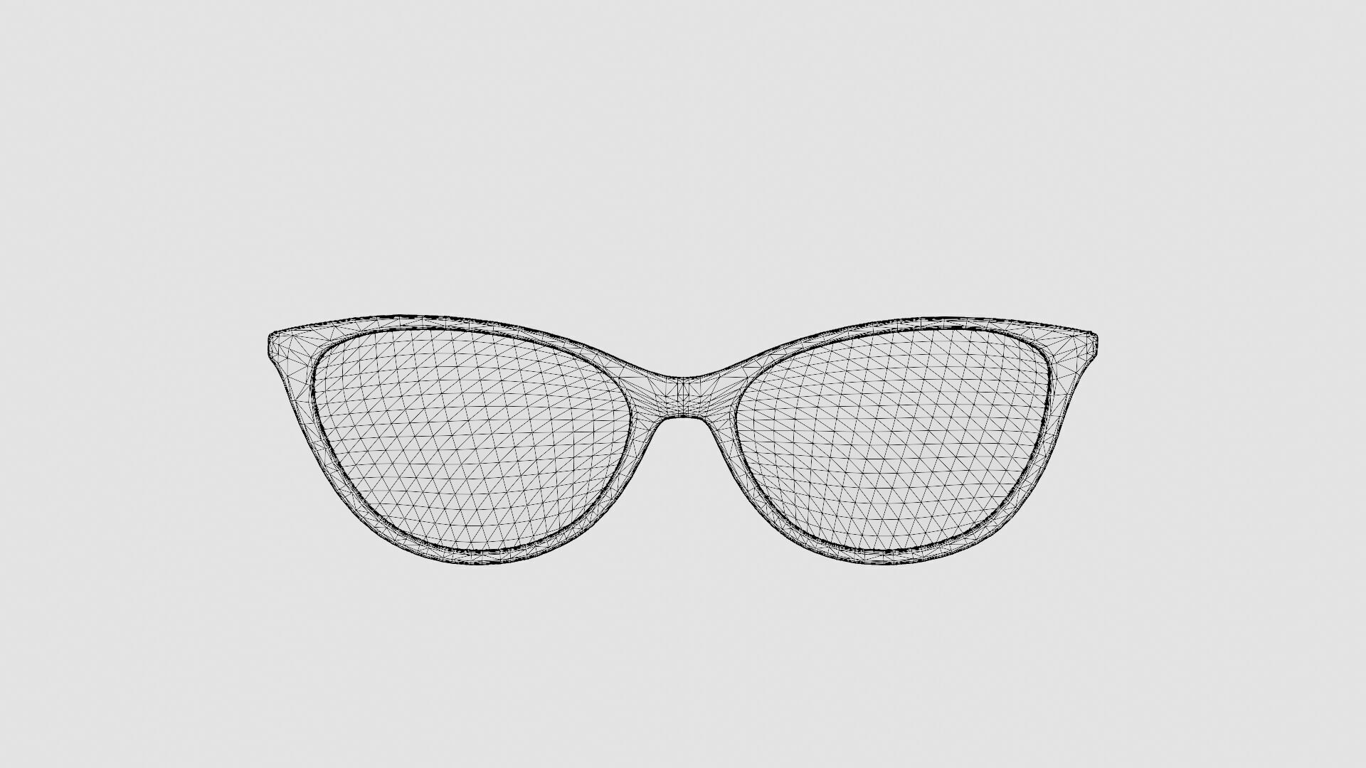 M Missoni - MMI 0017 3IF Glasses Low-poly 3D model_6