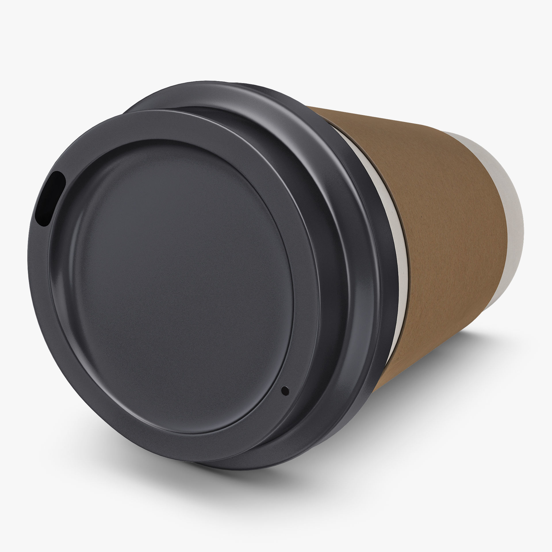 Paper Coffee Cup 12oz 360ml v 1 3D model_4