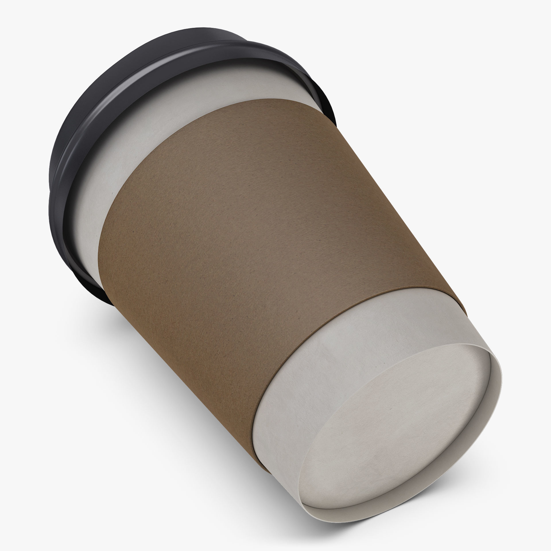 Paper Coffee Cup 12oz 360ml v 1 3D model_5