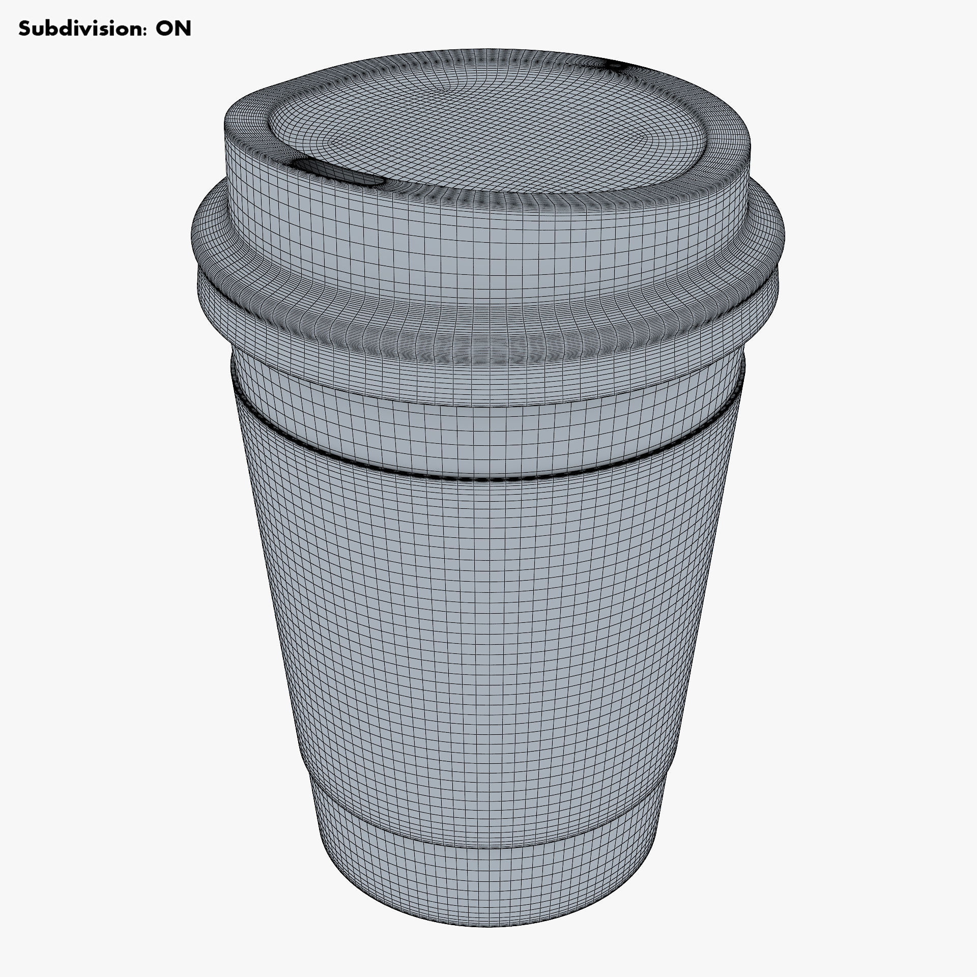 Paper Coffee Cup 12oz 360ml v 1 3D model_8