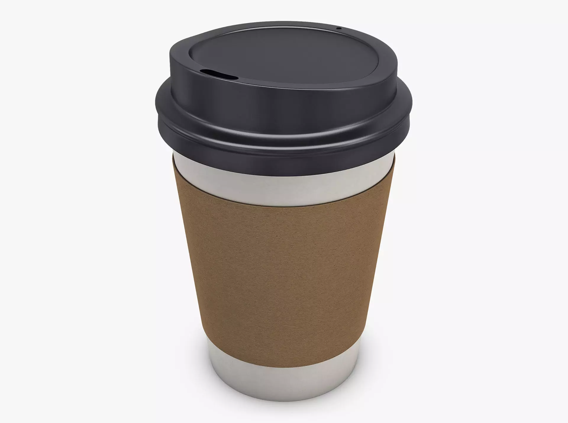 Paper Coffee Cup 12oz 360ml v 1 3D model_0