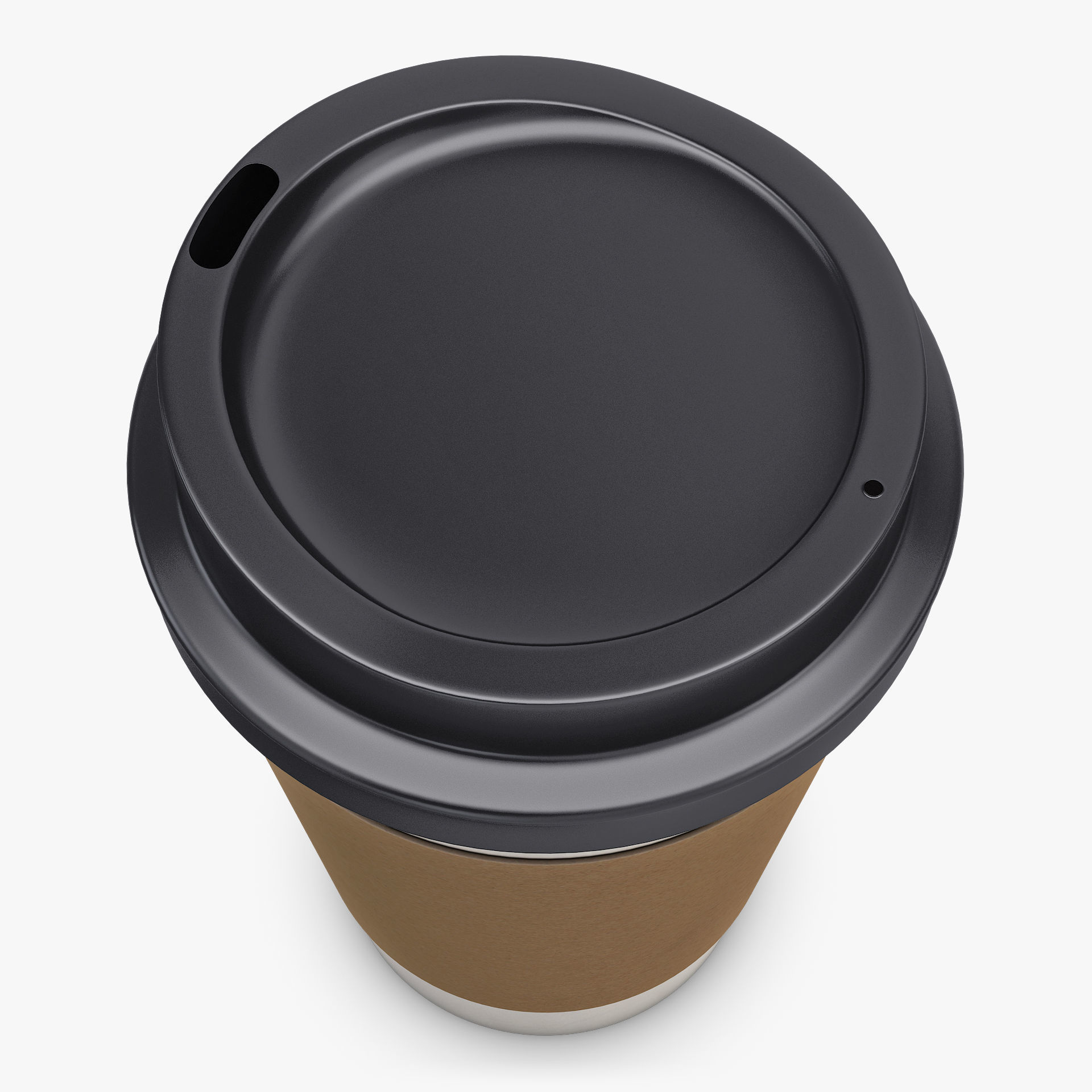 Paper Coffee Cup 12oz 360ml v 1 3D model_2