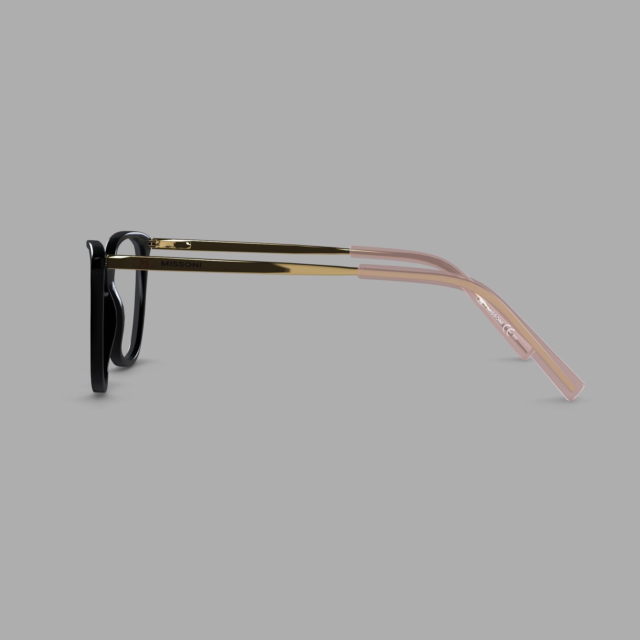 M Missoni - MMI 0015 807 Glasses Low-poly 3D model_3