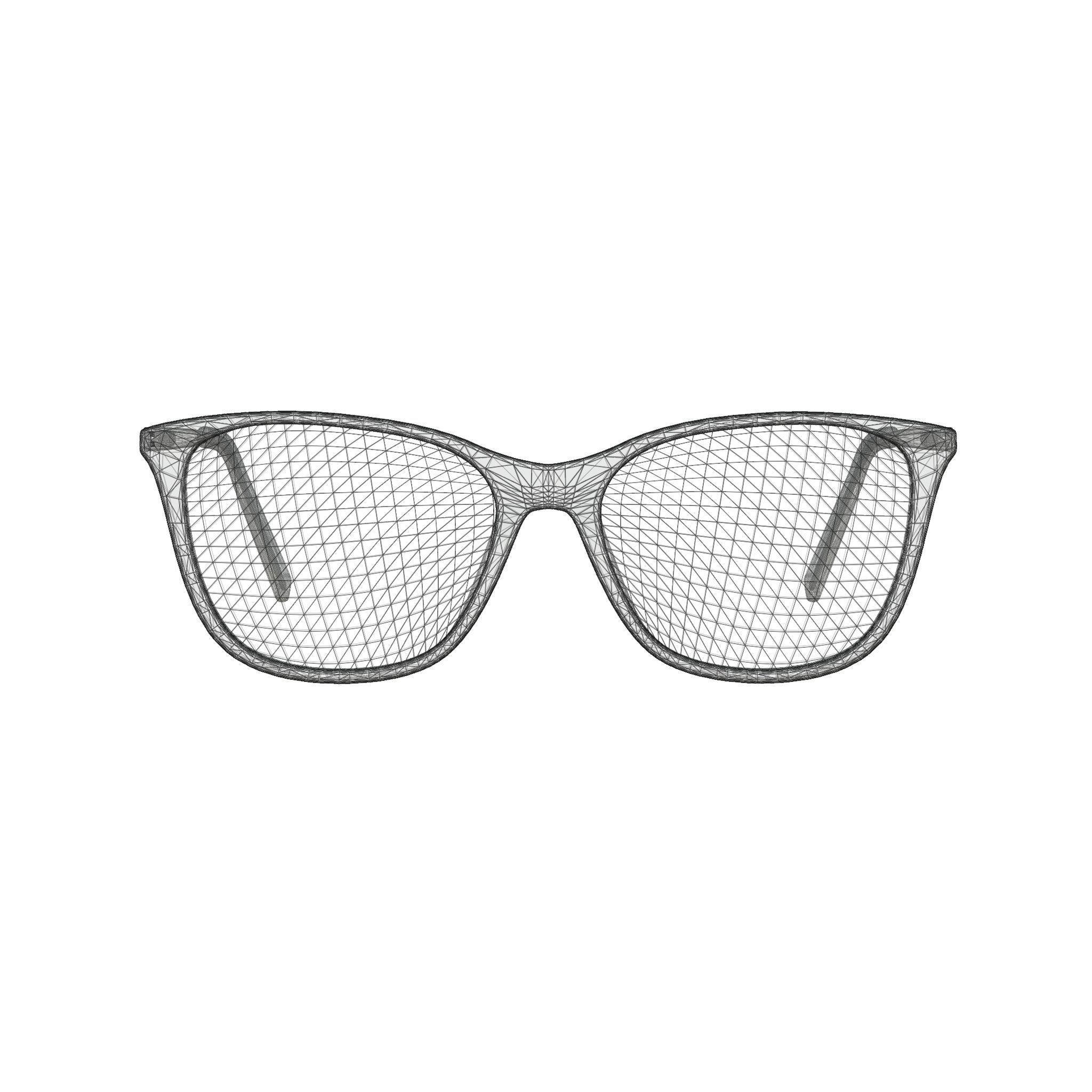 M Missoni - MMI 0015 3LG Glasses Low-poly 3D model_6