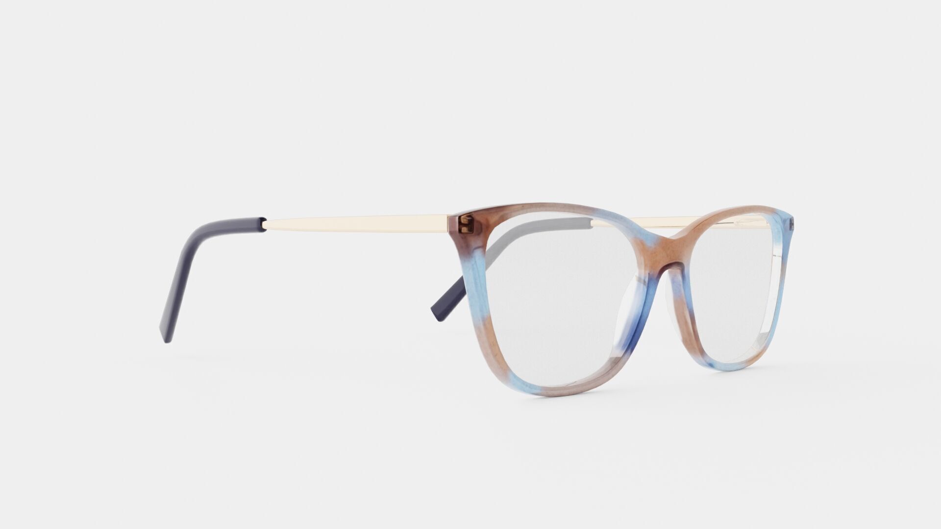 M Missoni - MMI 0015 3LG Glasses Low-poly 3D model_1
