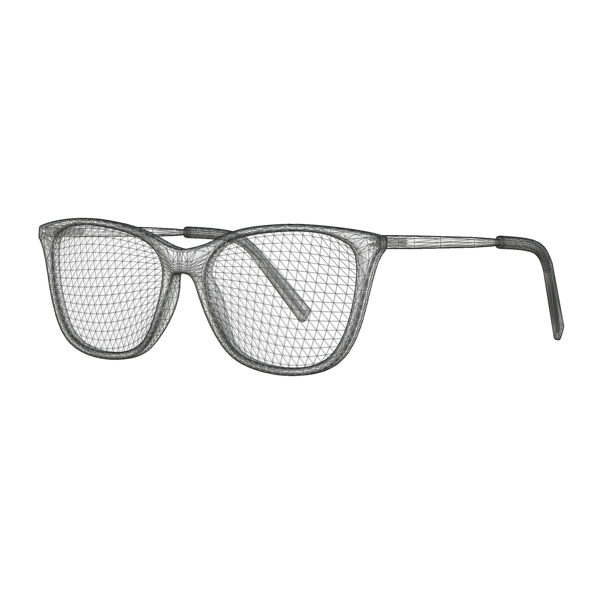 M Missoni - MMI 0015 3LG Glasses Low-poly 3D model_7