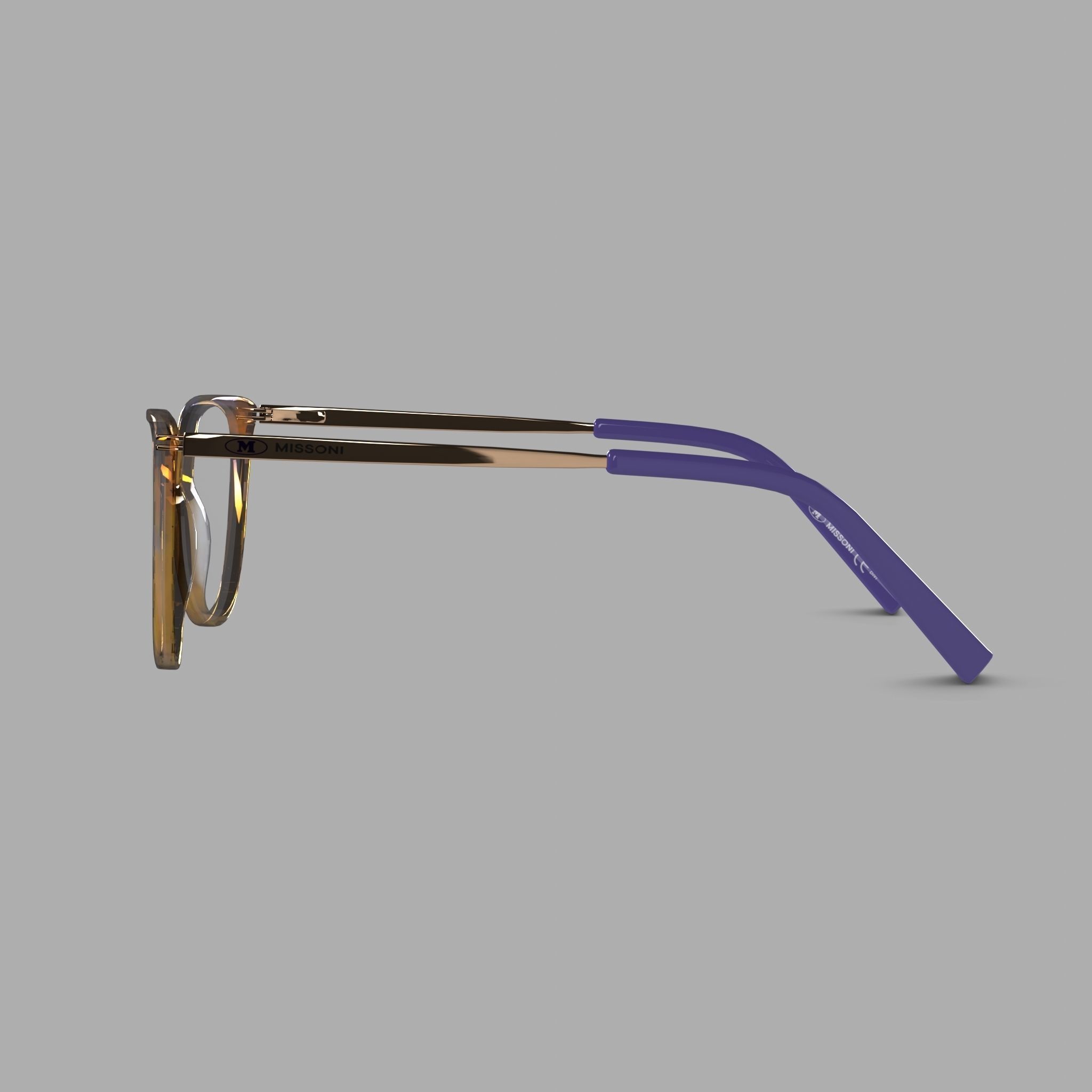 M Missoni - MMI 0015 3IF Glasses Low-poly 3D model_3