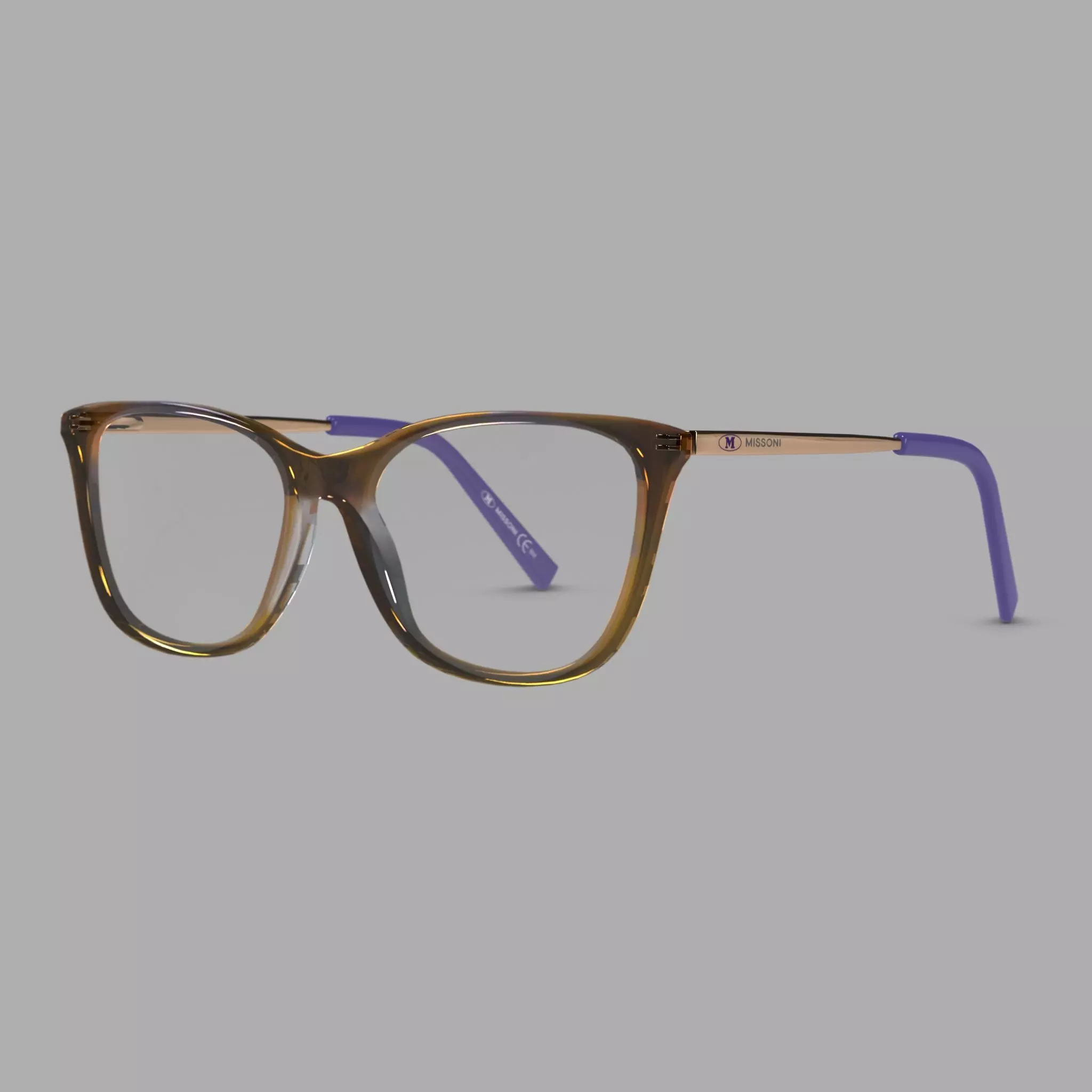 M Missoni - MMI 0015 3IF Glasses Low-poly 3D model_0