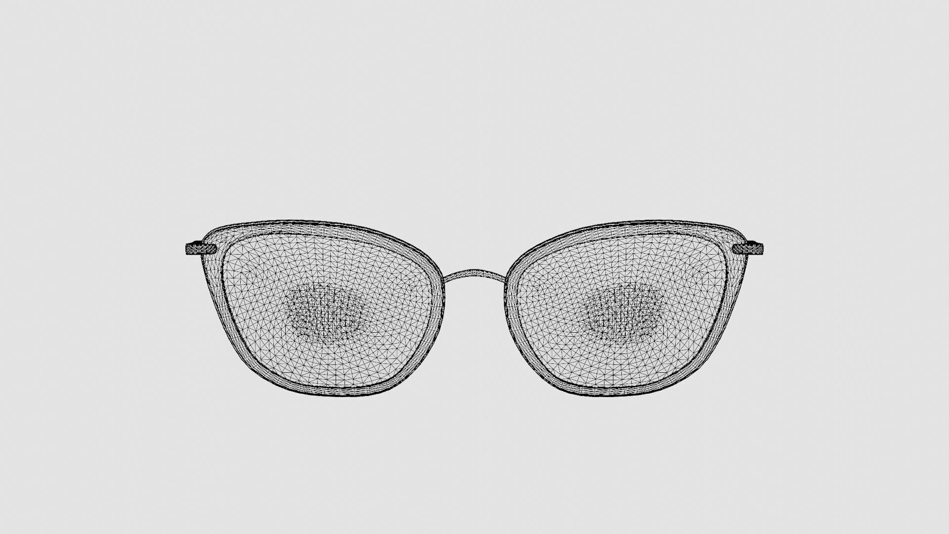 Longchamp - LO2660 035 Glasses Low-poly 3D model_6