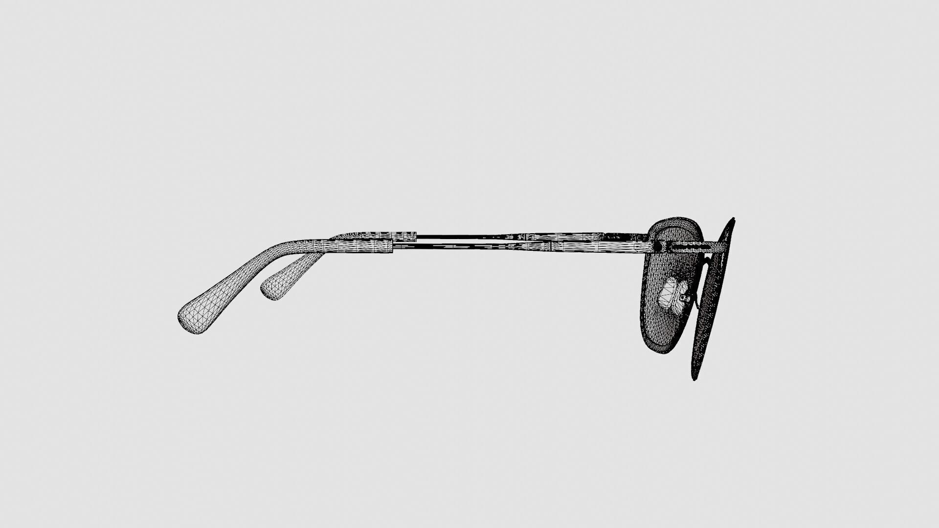 Longchamp - LO2660 035 Glasses Low-poly 3D model_8