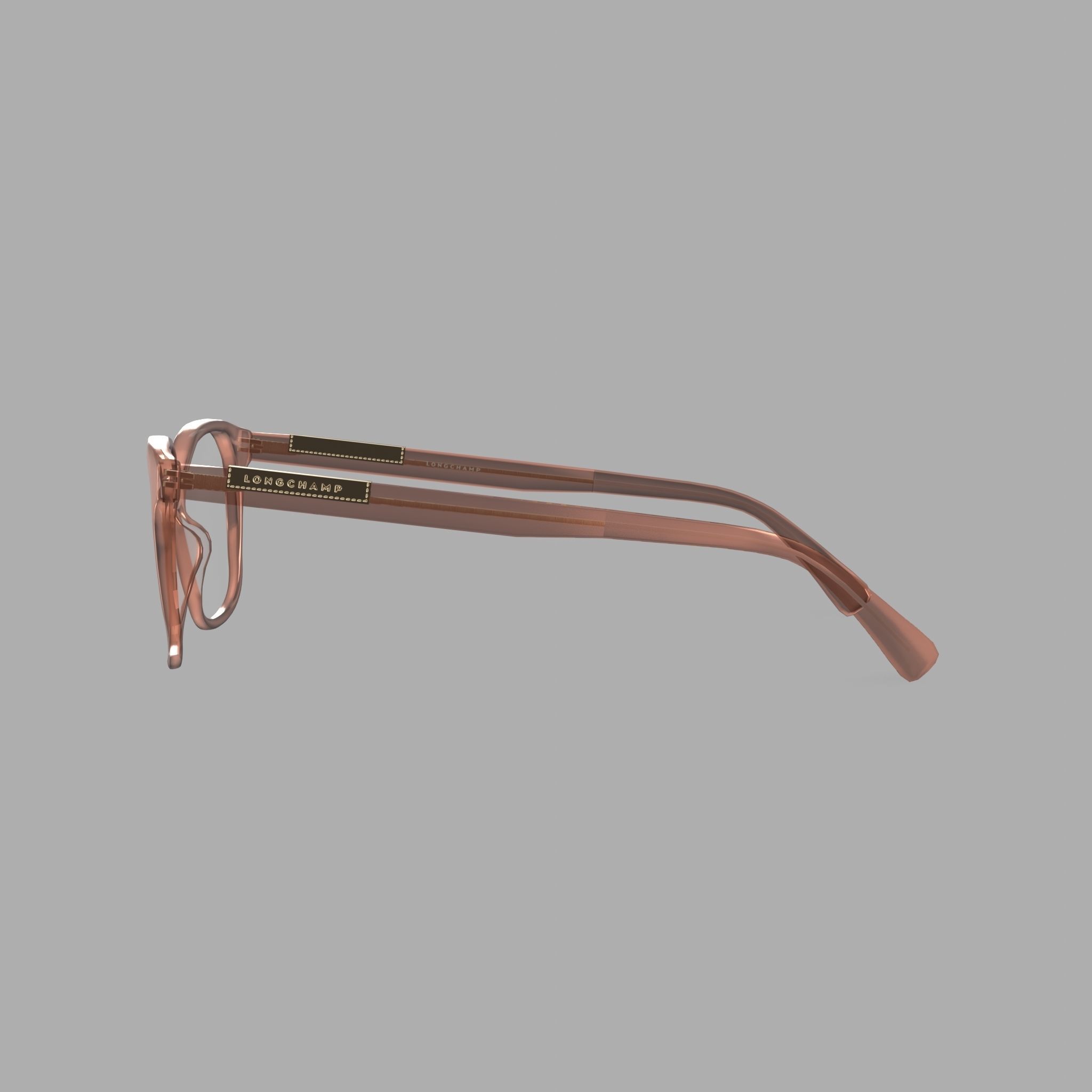 Longchamp - LO2644 272 Glasses Low-poly 3D model_3