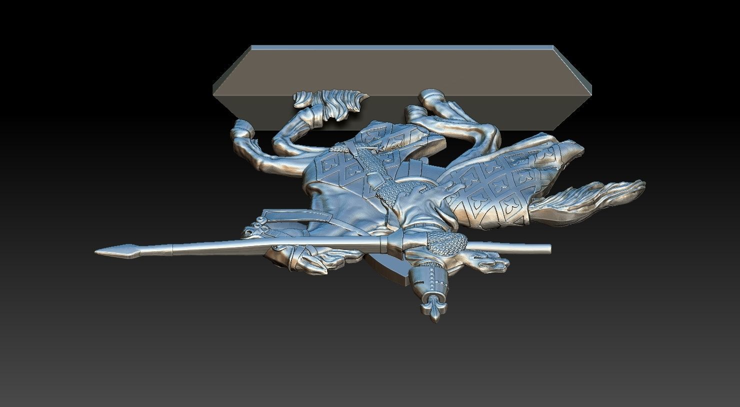 EQUESTRIAN KNIGHT 2 3D print model_18