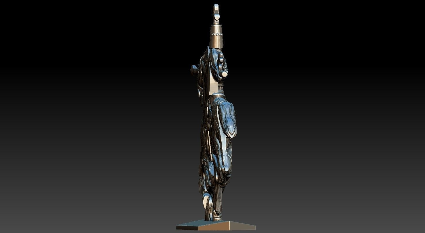 EQUESTRIAN KNIGHT 2 3D print model_23