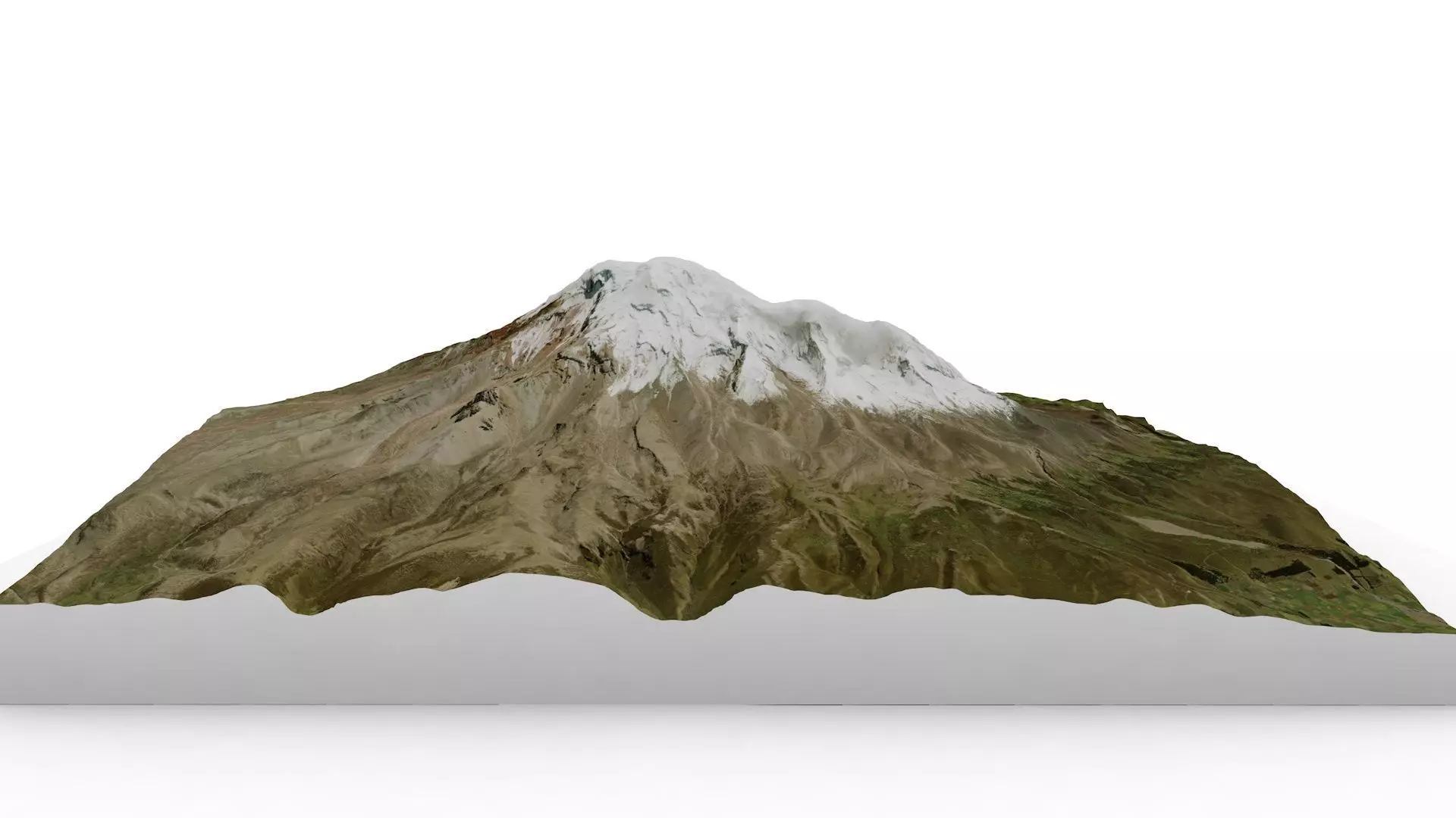 Mount Chimborazo 3D model
