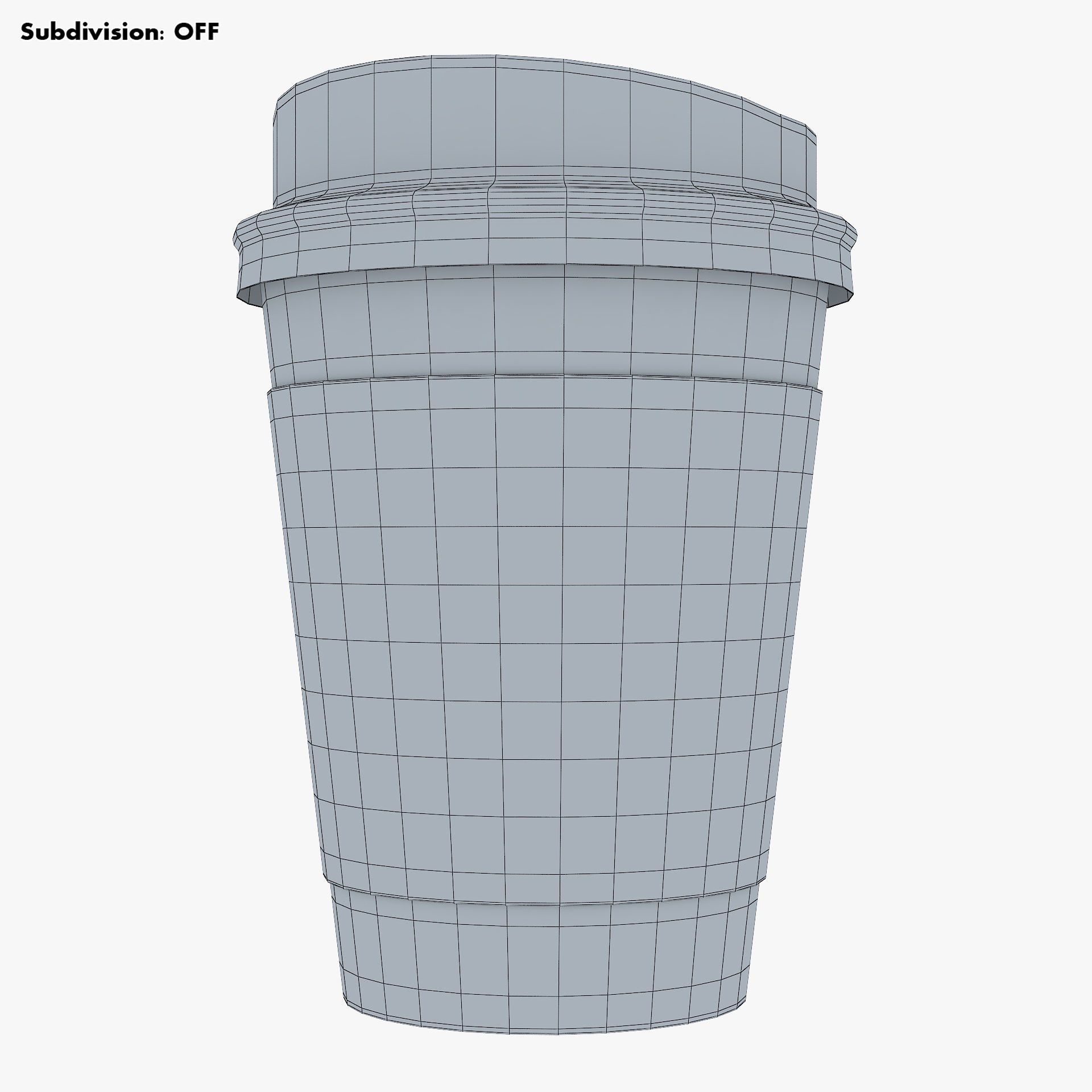 Paper Coffee Cup 8ozU 240ml v 1 3D model_11
