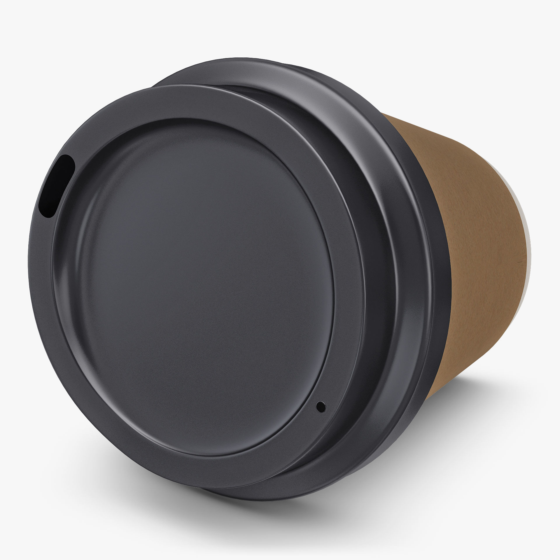 Paper Coffee Cup 8ozU 240ml v 1 3D model_4