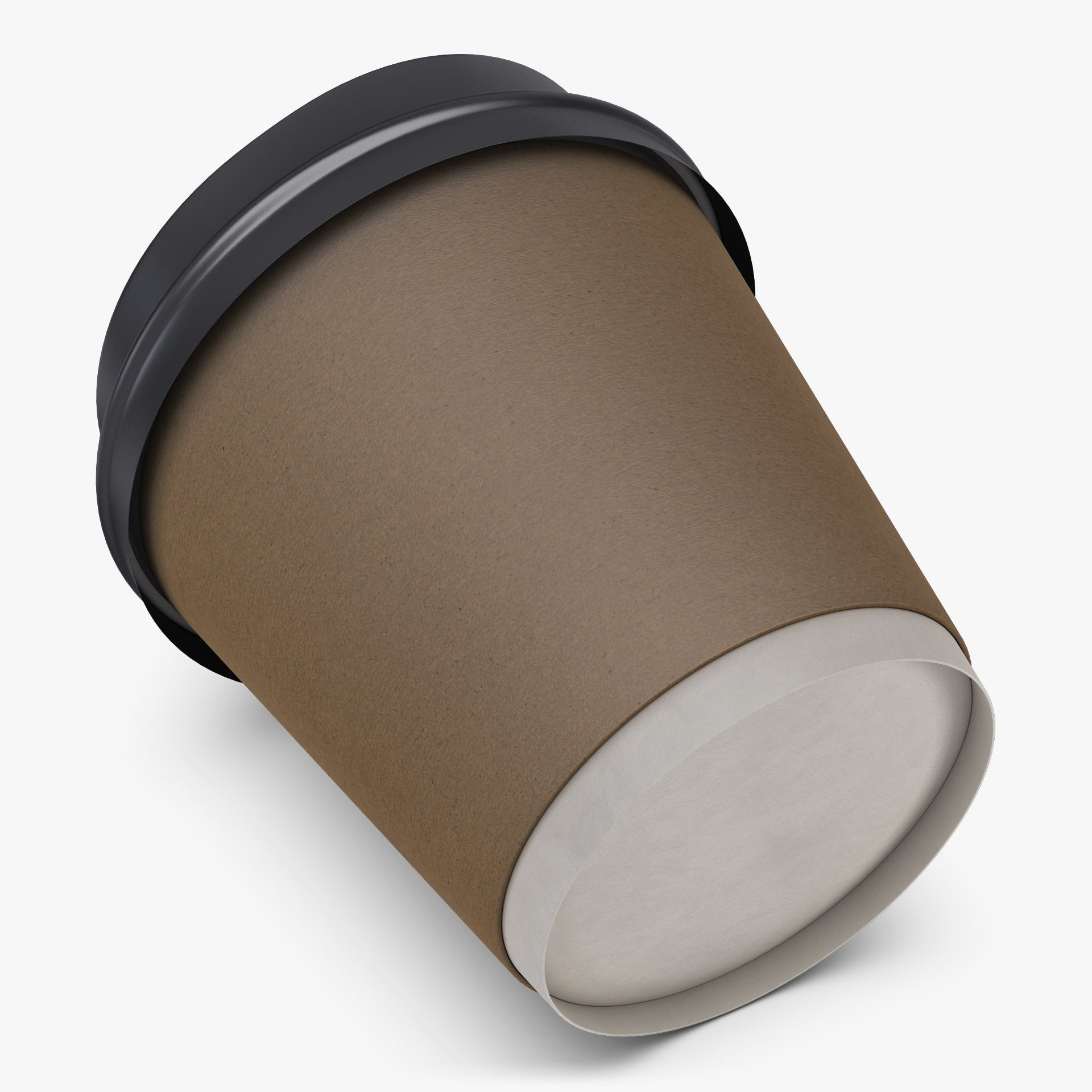 Paper Coffee Cup 8ozU 240ml v 1 3D model_5