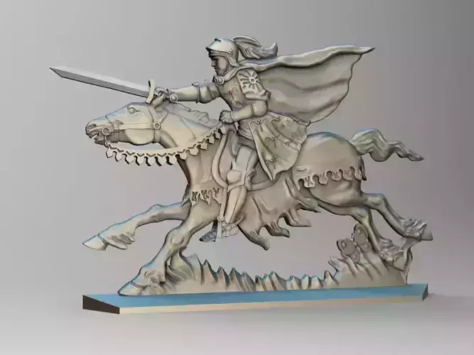 EQUESTRIAN KNIGHT 3 3D print model