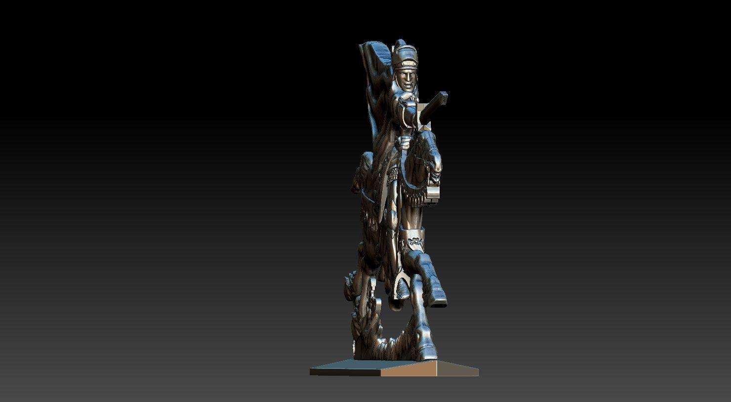 EQUESTRIAN KNIGHT 3 3D print model_14