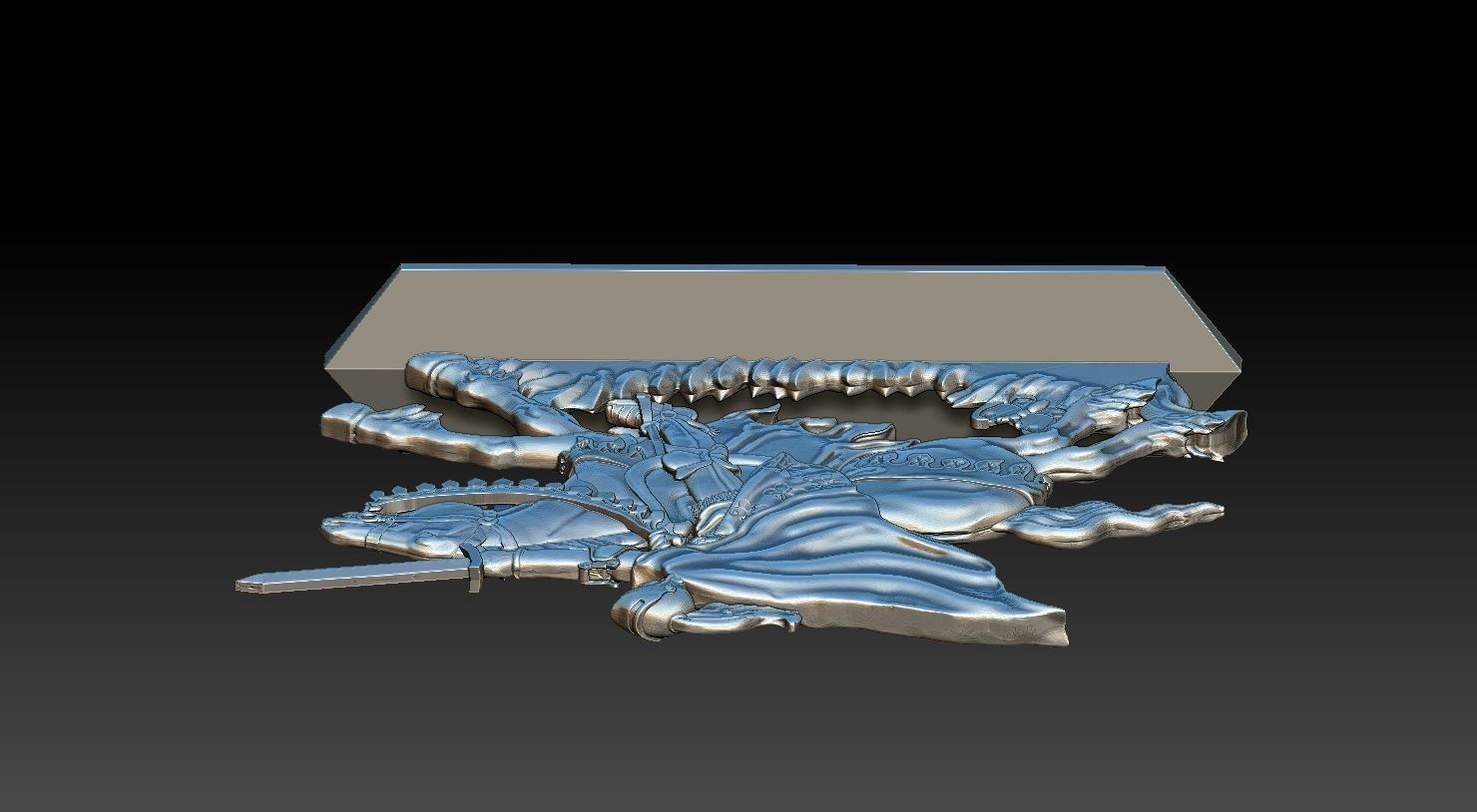 EQUESTRIAN KNIGHT 3 3D print model_22