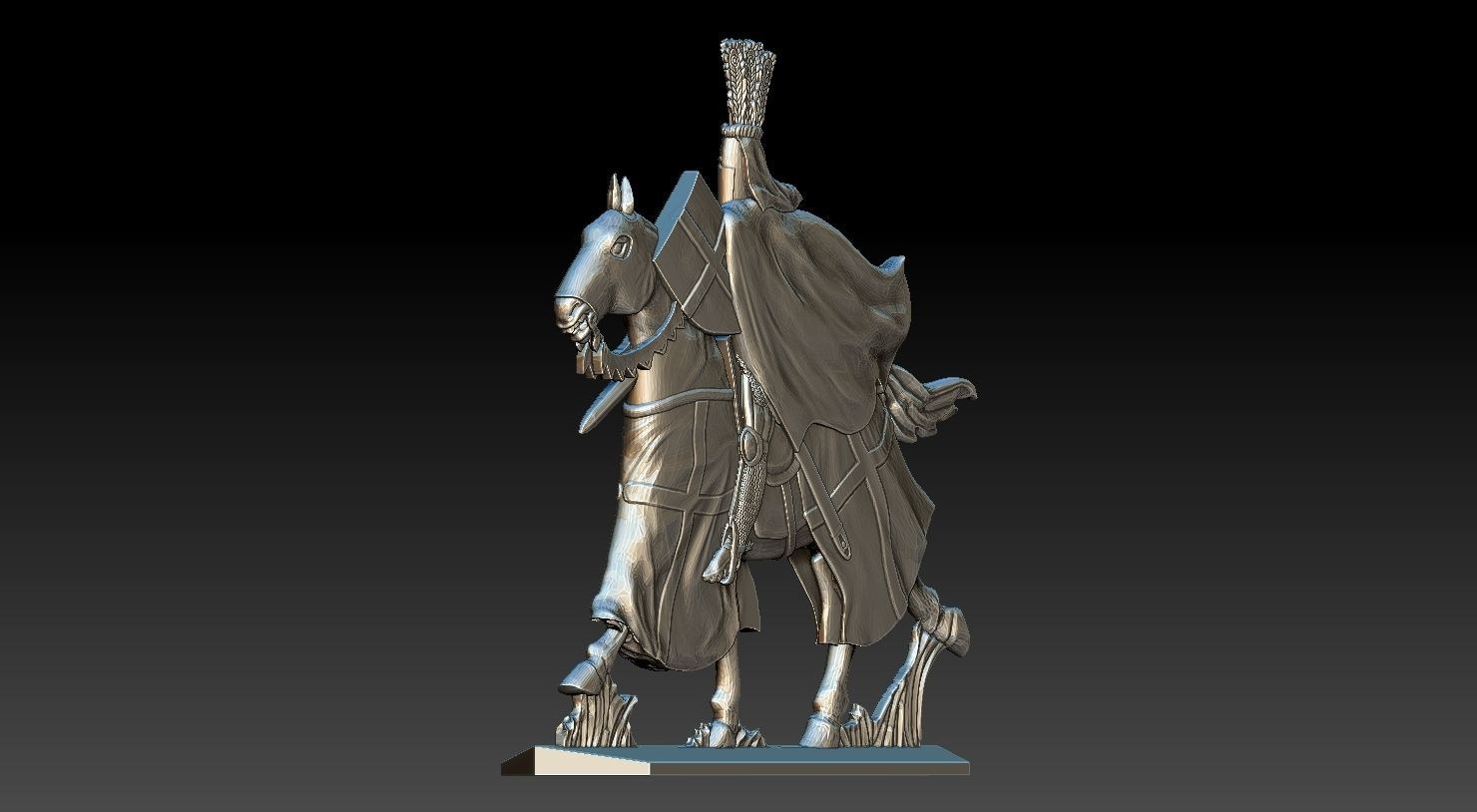EQUESTRIAN KNIGHT 4 3D print model_28
