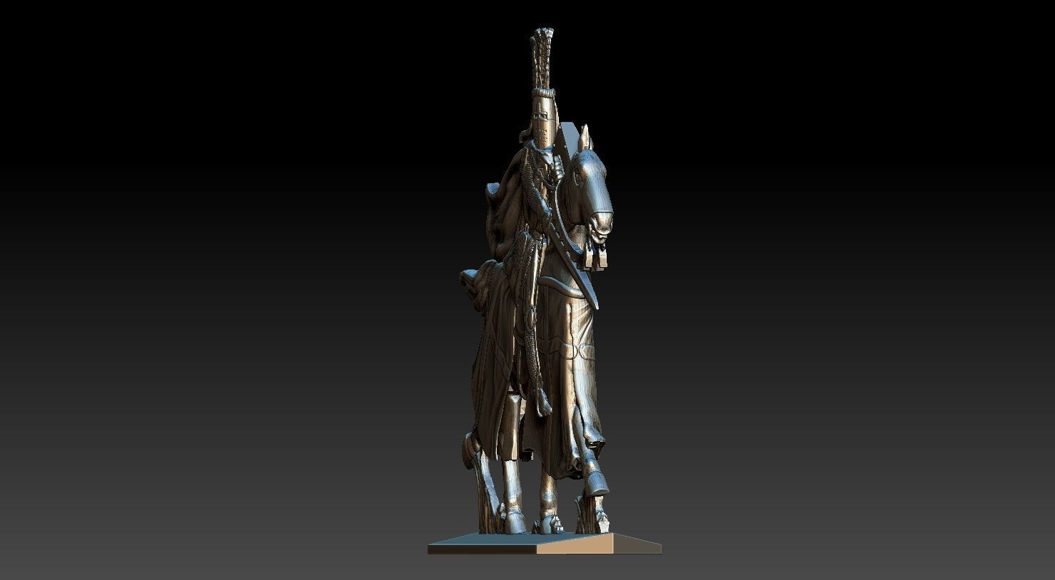 EQUESTRIAN KNIGHT 4 3D print model_24
