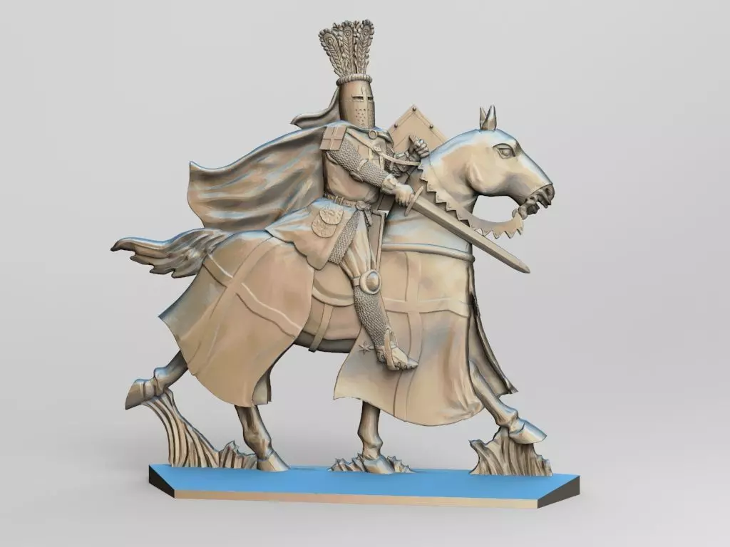 EQUESTRIAN KNIGHT 4 3D print model_0