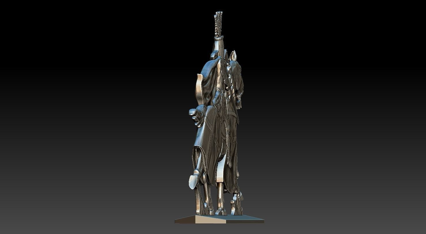 EQUESTRIAN KNIGHT 4 3D print model_14