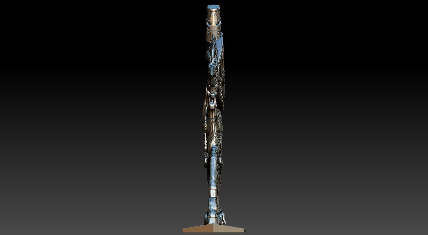 EQUESTRIAN KNIGHT 5 3D print model_23