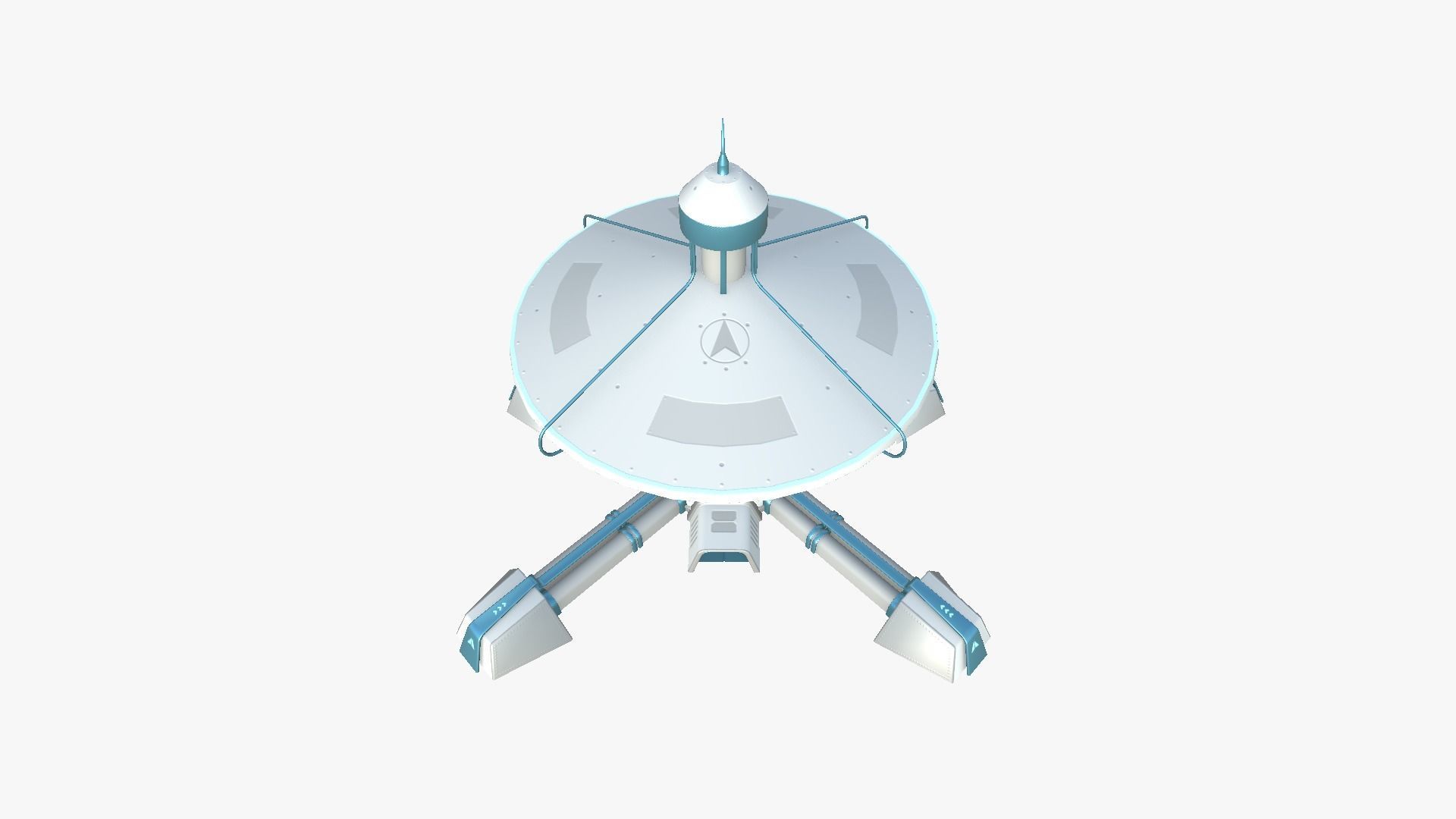 10 Sci Fi Buildings Collection A - White Blue - Exterior Design _98