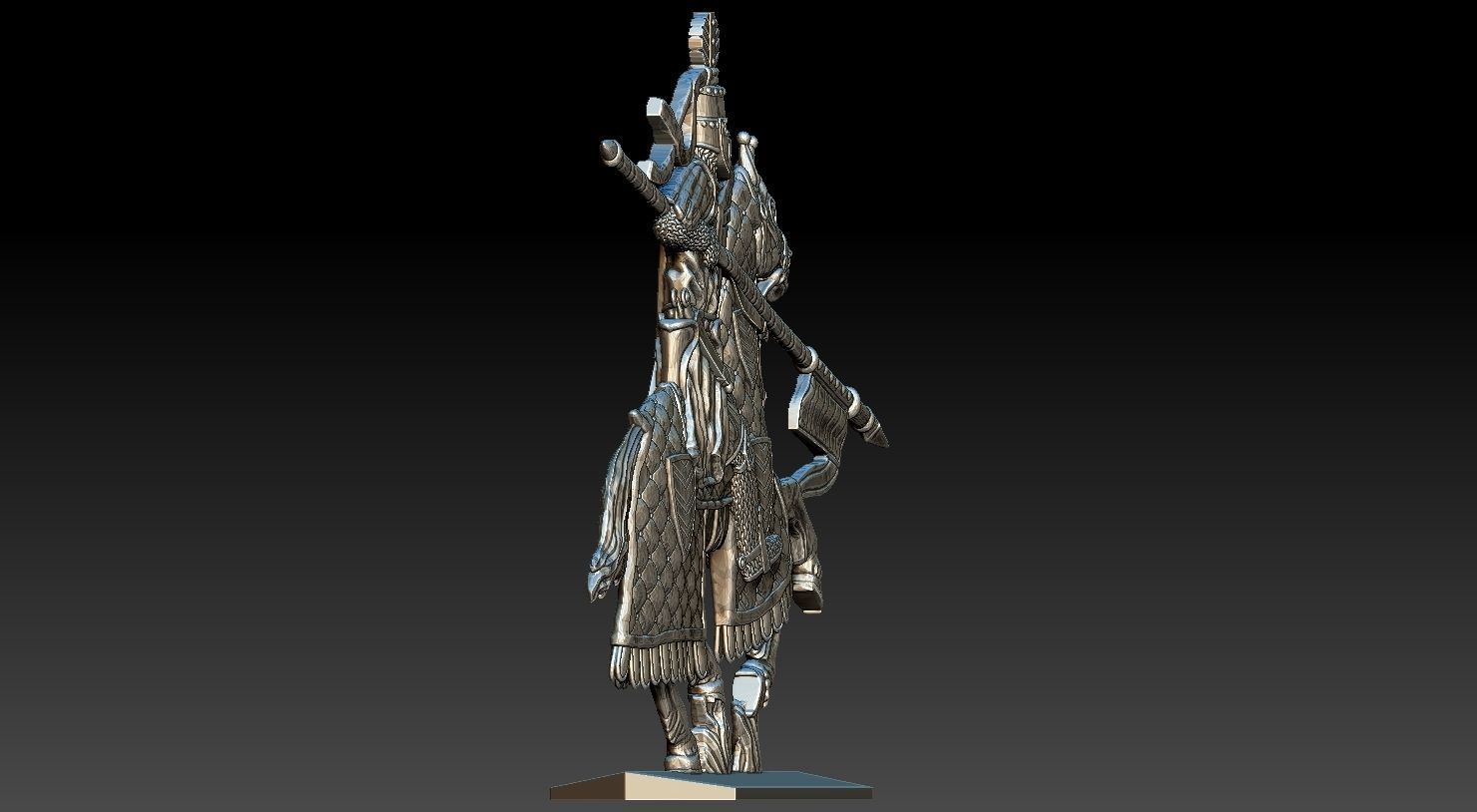EQUESTRIAN KNIGHT 6 3D print model_12
