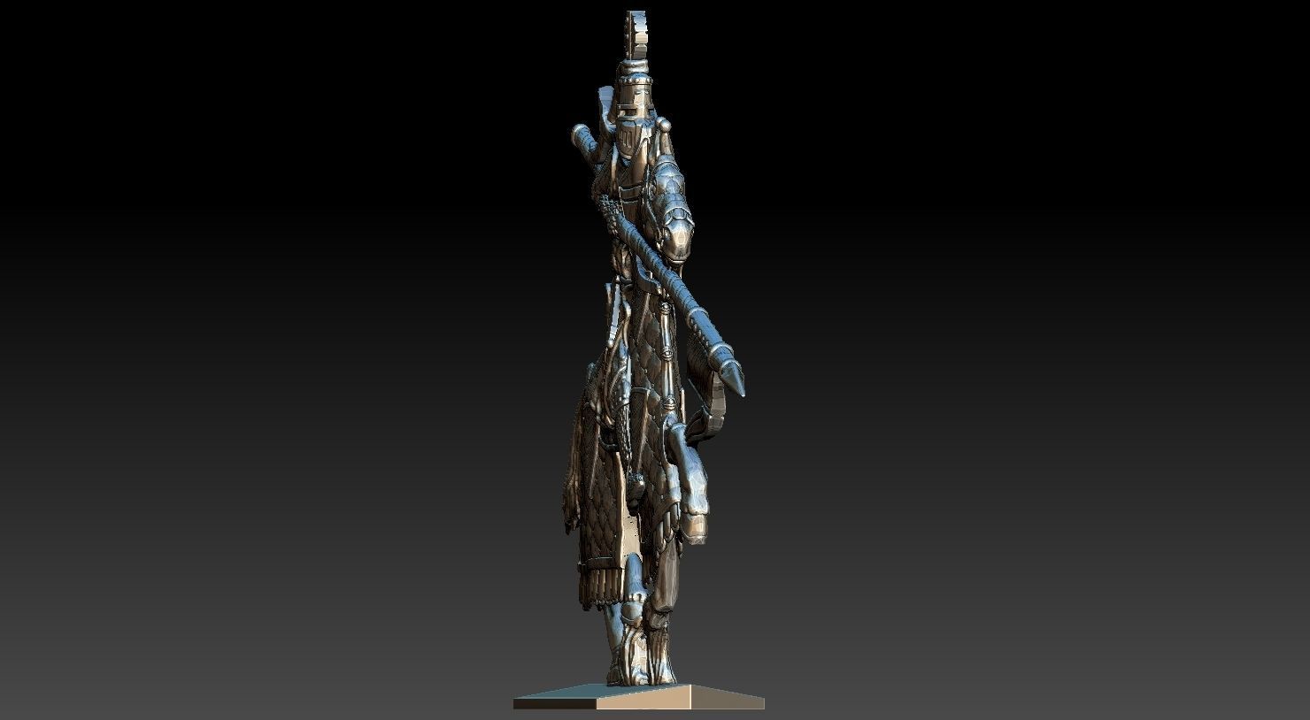 EQUESTRIAN KNIGHT 6 3D print model_22