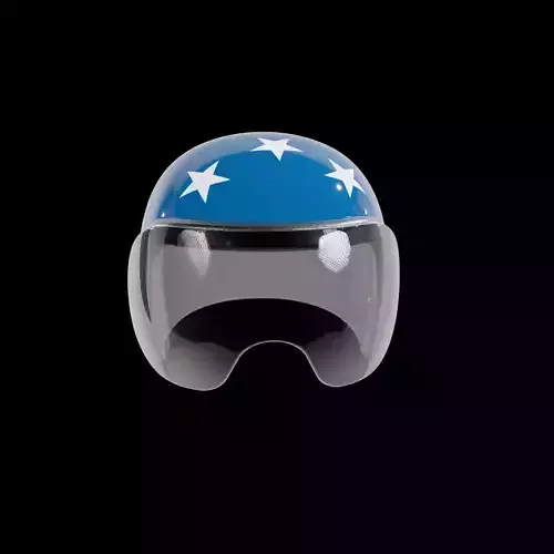 American Helmet 3D model