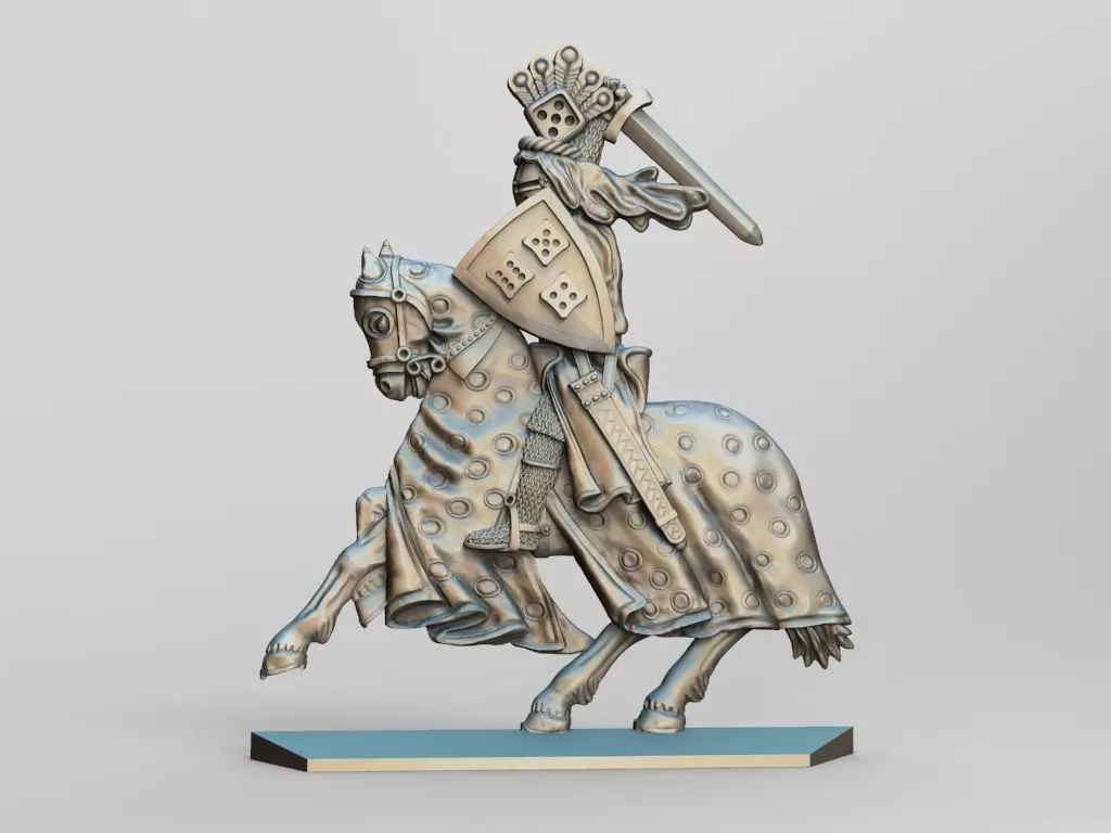 EQUESTRIAN KNIGHT 7 3D print model
