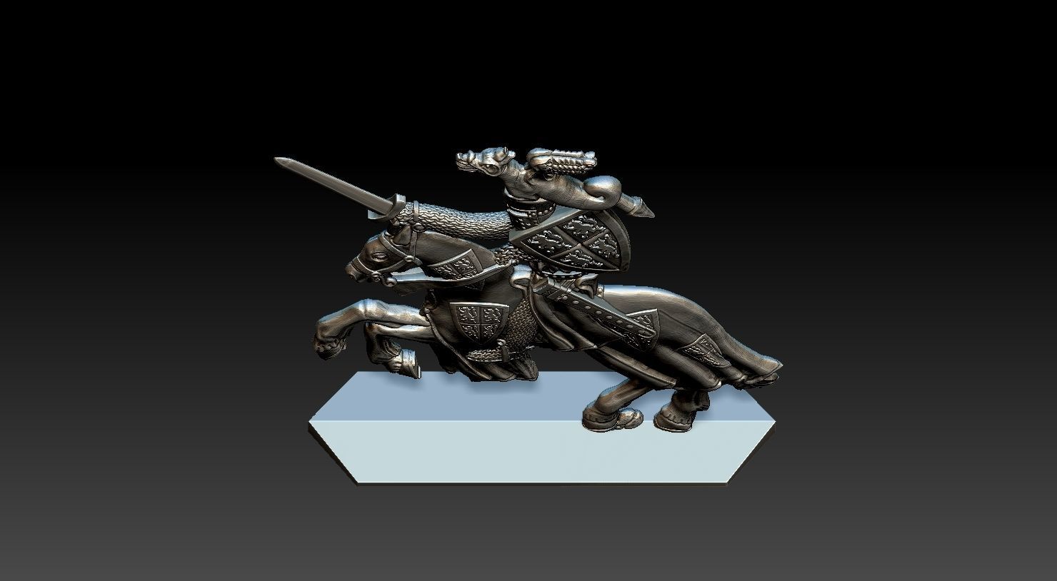 EQUESTRIAN KNIGHT 8 3D print model_18
