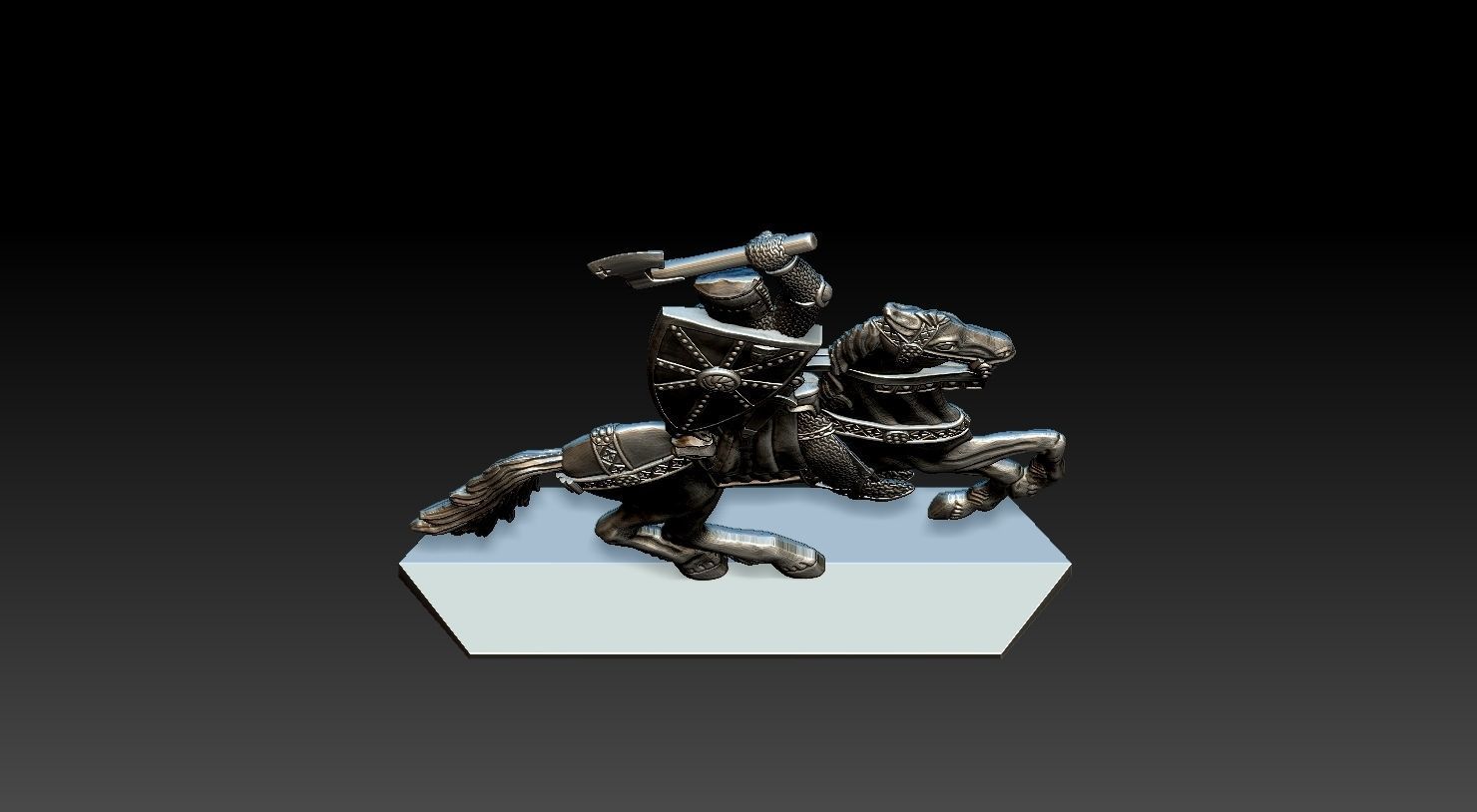 EQUESTRIAN KNIGHT 9 3D print model_18