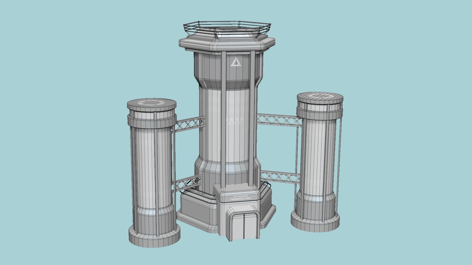 10 Sci Fi Buildings Collection B - White Gray - Exterior Design _67