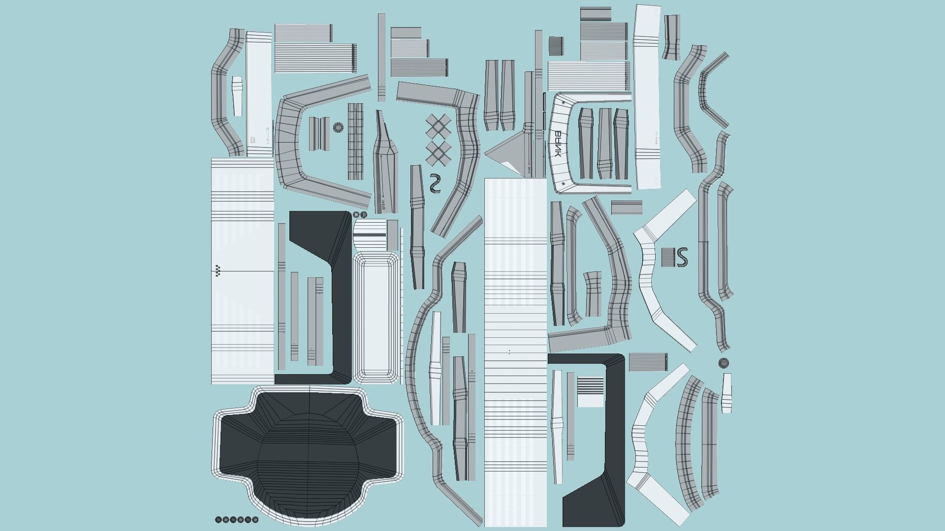 10 Sci Fi Buildings Collection B - White Gray - Exterior Design _46