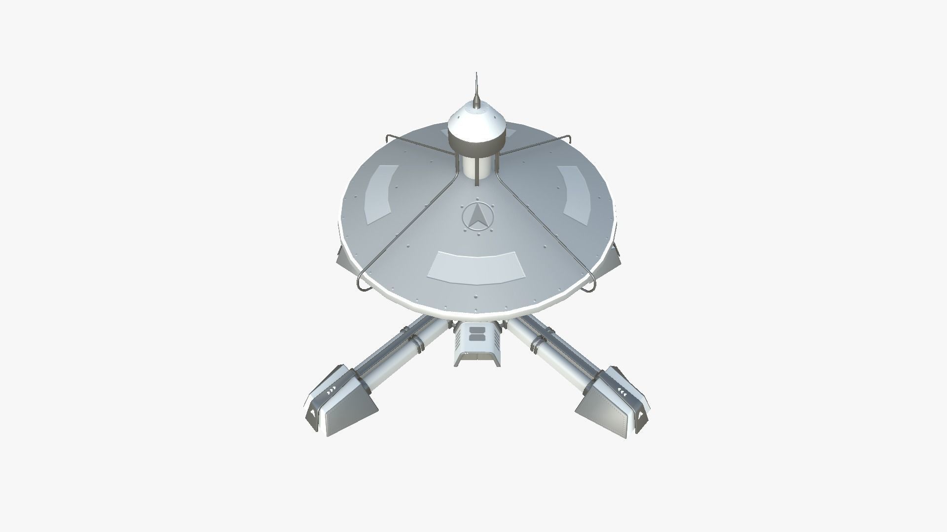 10 Sci Fi Buildings Collection B - White Gray - Exterior Design _99