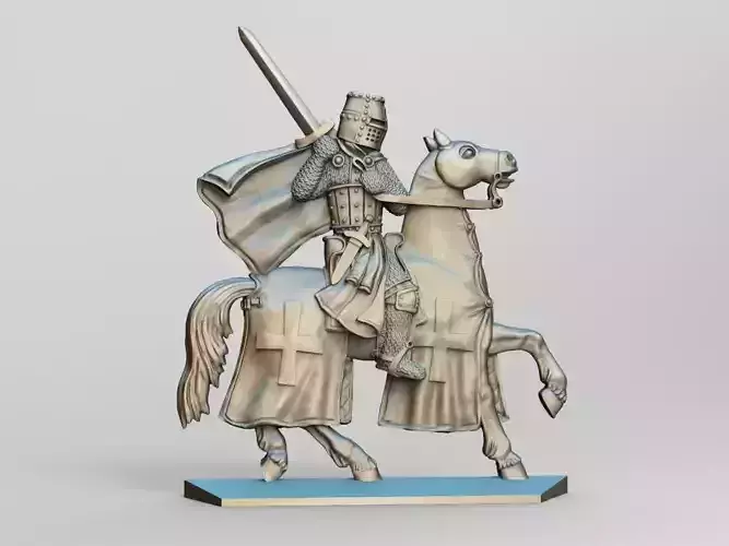 EQUESTRIAN KNIGHT 11 3D print model