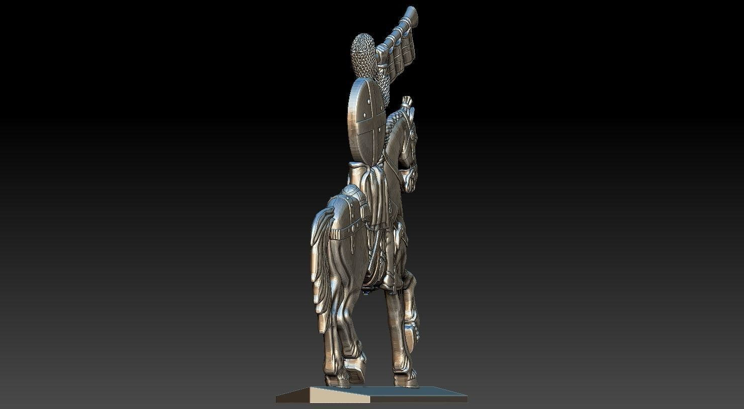 EQUESTRIAN KNIGHT 12 3D print model_23